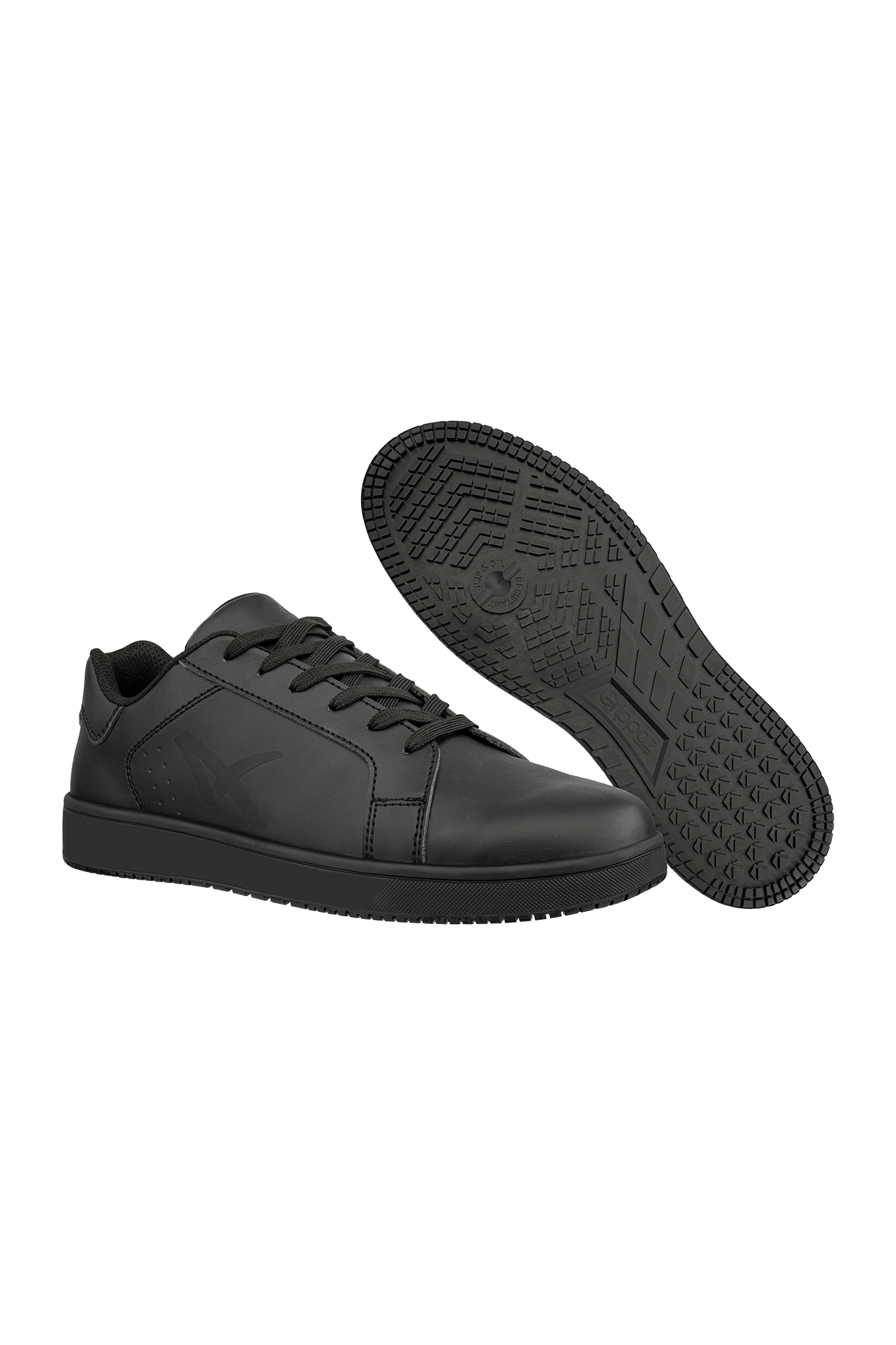 Albatros Boogie ST BLK Low skridsikre jobsko i vegansk læder