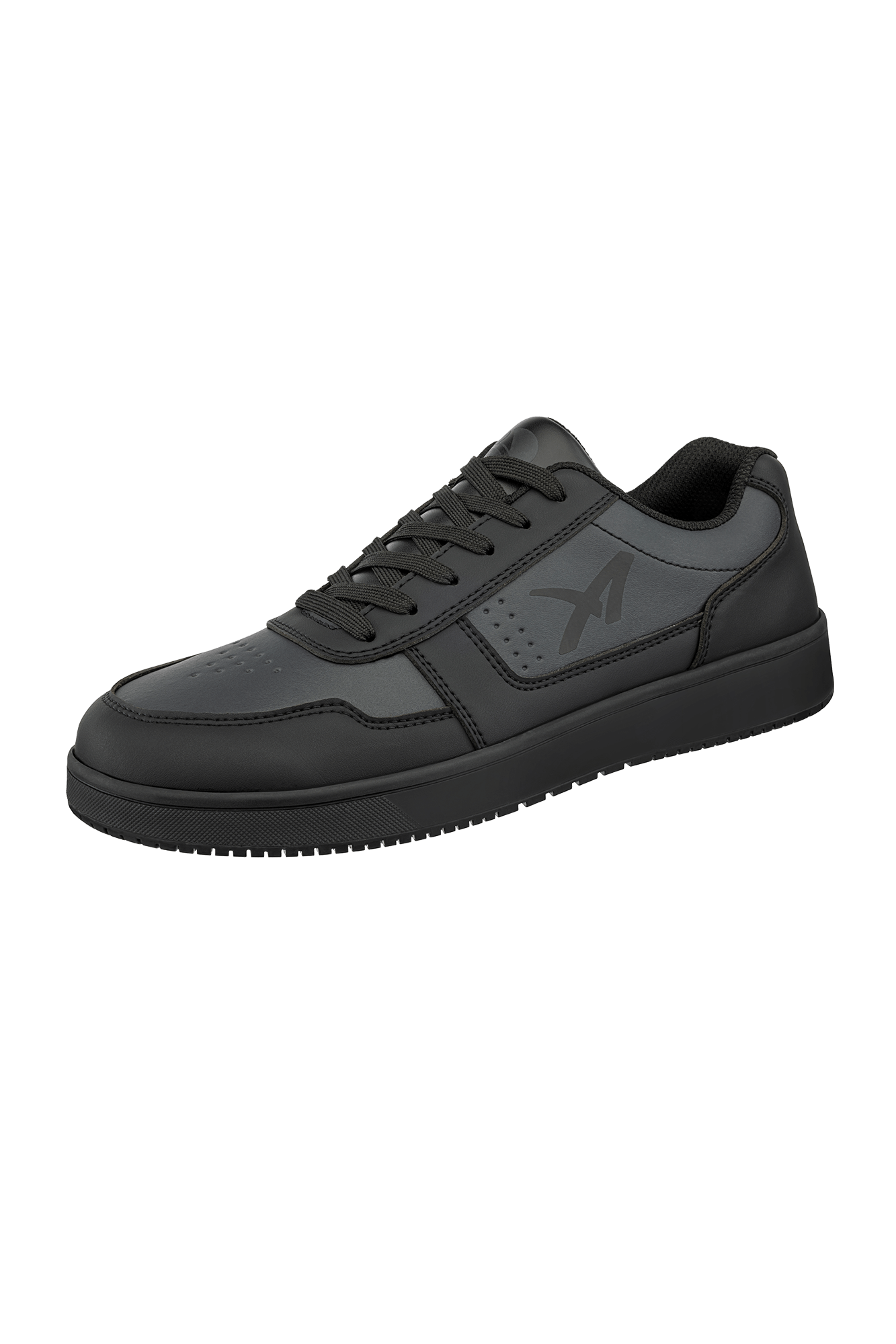 Albatros Squad ST BLK Low – skridsikker jobsko i sort microfiber