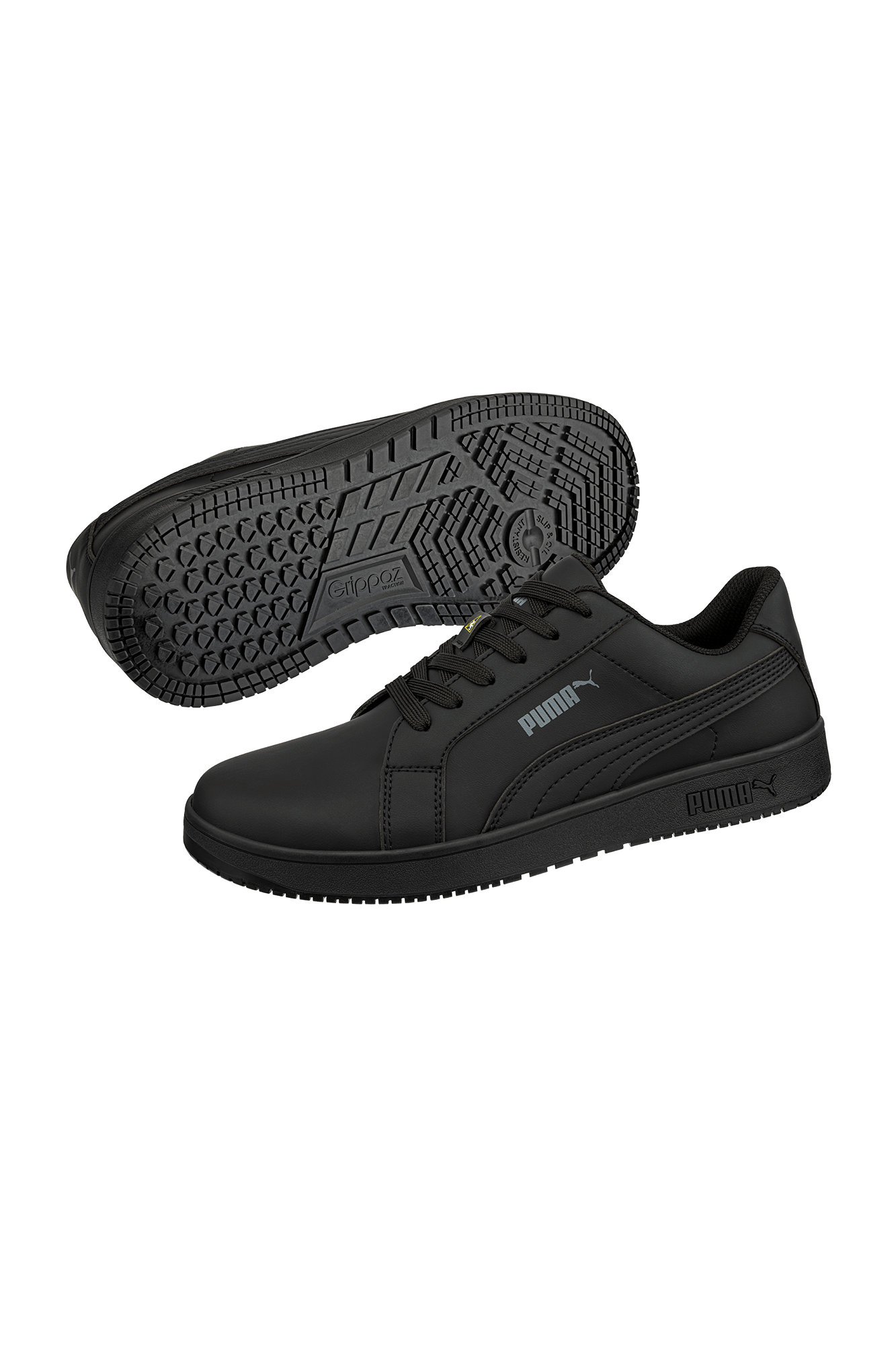 Puma Blast ST BLK Low – skridsikker og antibakteriel arbejdssko i sort