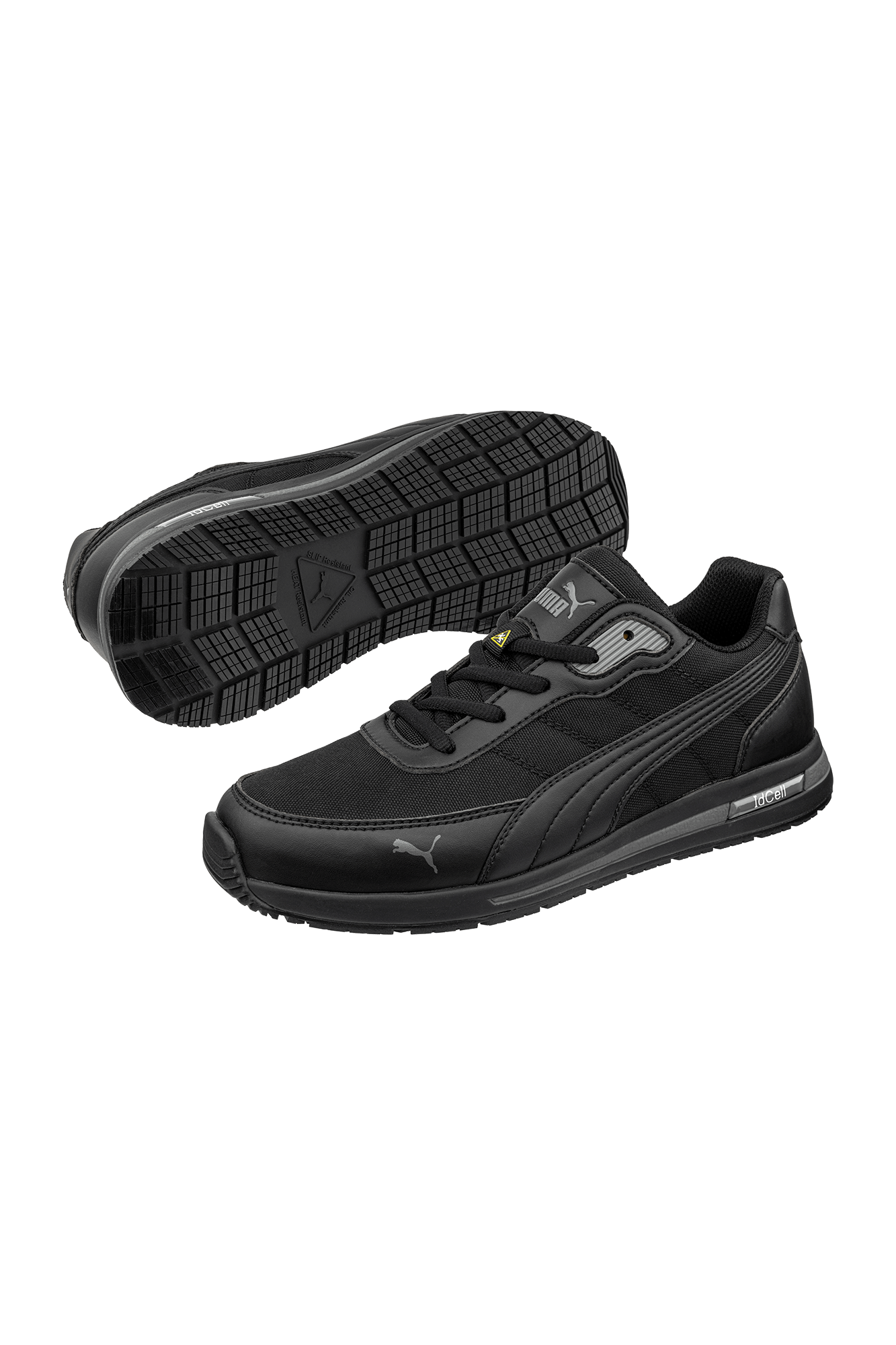 Puma Epic ST BLK Low – stødabsorberende og skridsikker arbejdssko i sort