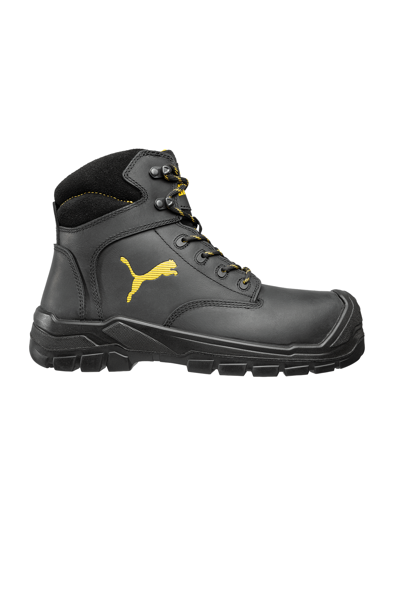 Puma Borneo Black Mid S3 sikkerhedsstøvle | tranemoshop.dk