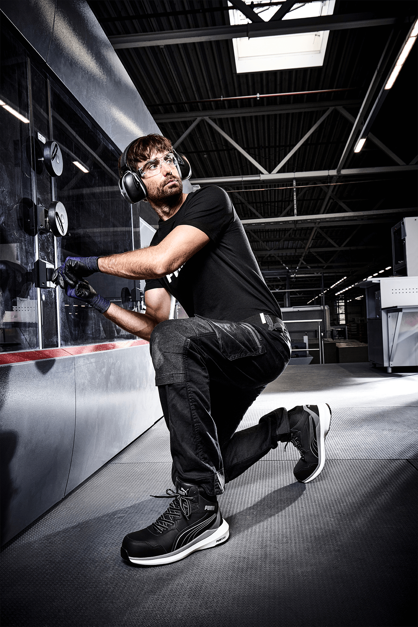 Puma Zoom Black Mid sikkerhedssko