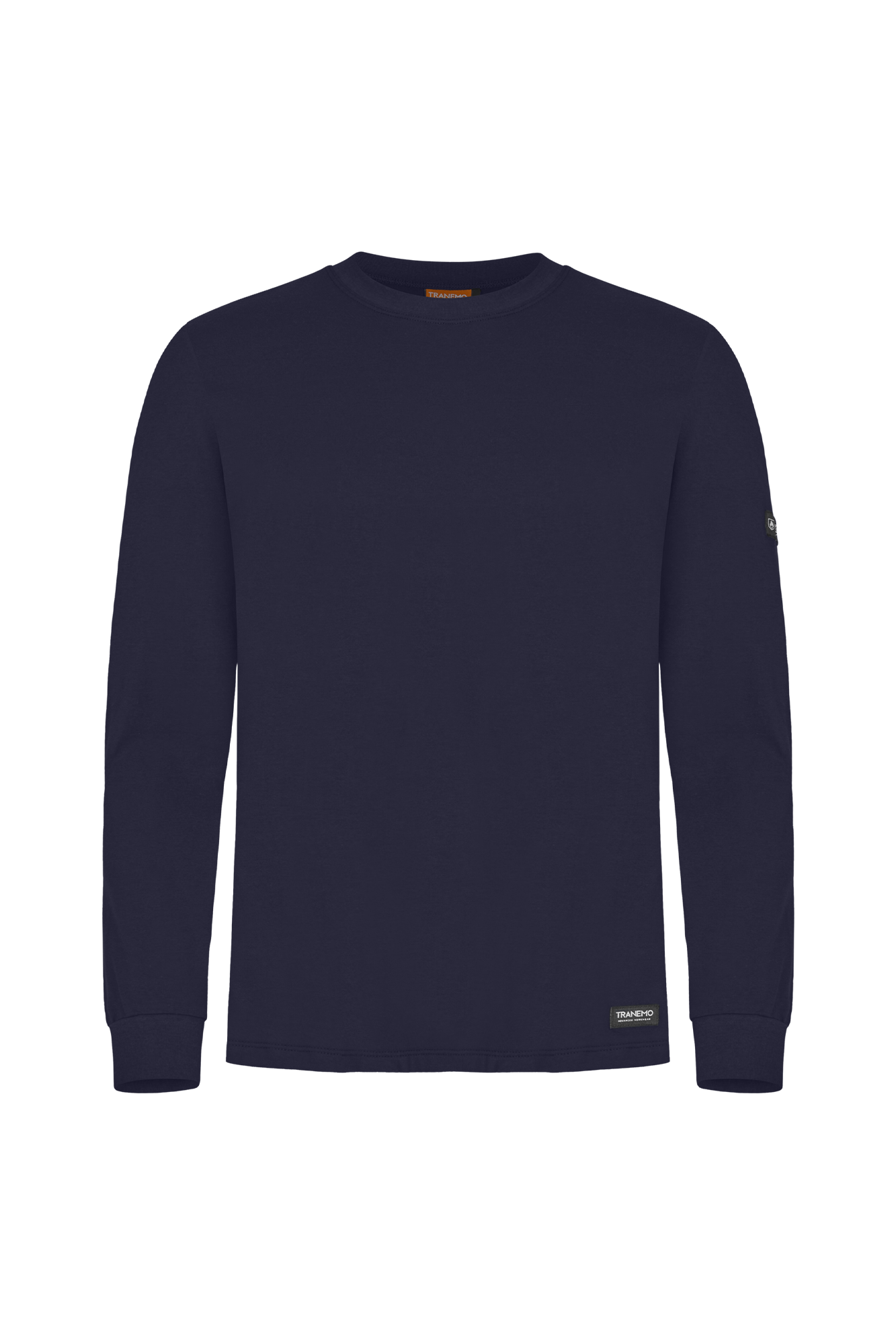 Tranemo flammehæmmende langærmet t-shirt navy 594789 front