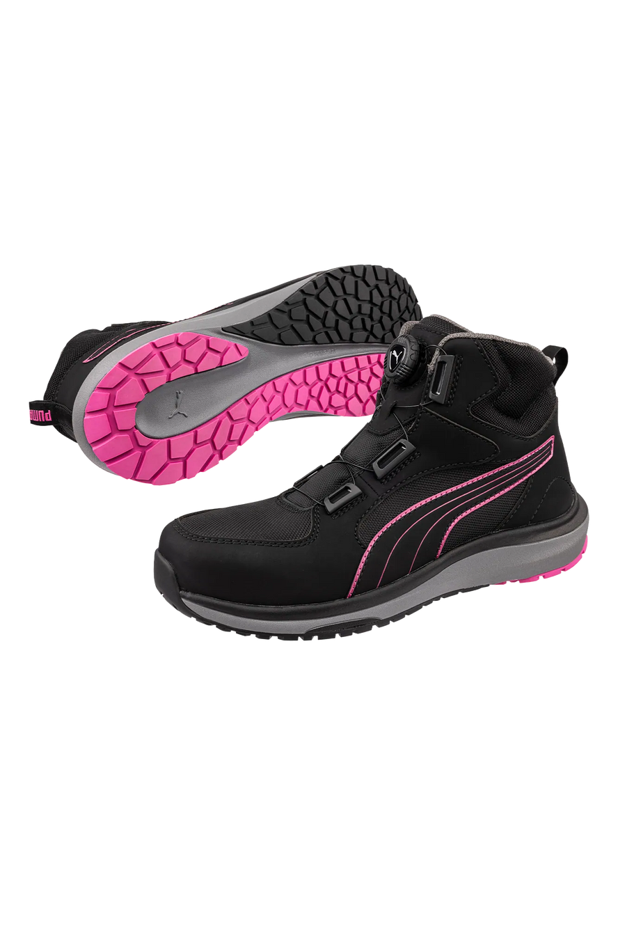 Puma Safety Aspire Pink Disc Mid dame sikkerhedssko