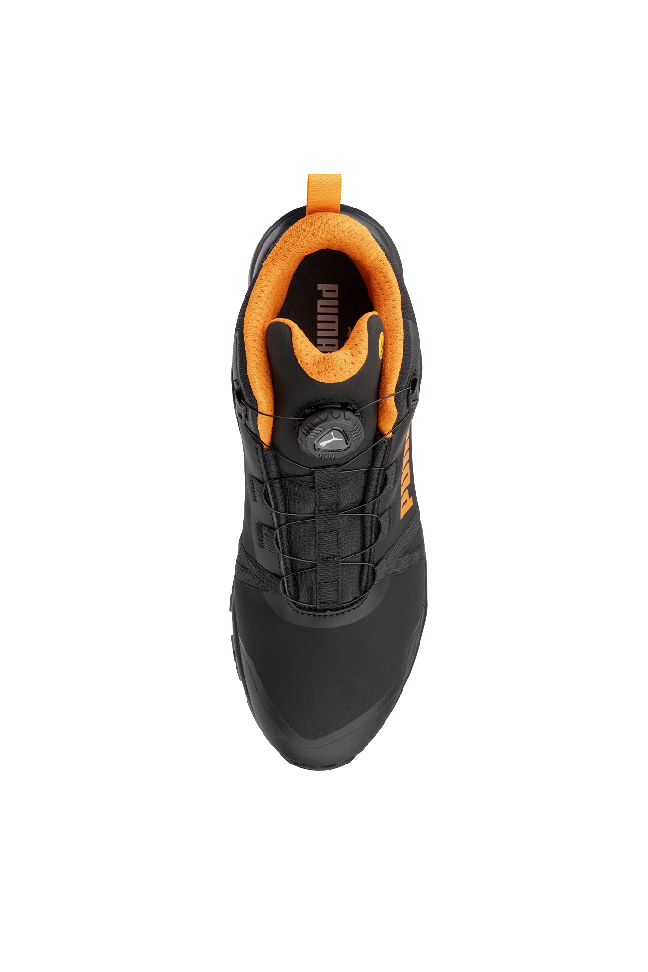 Puma Kanyon BLK Orange Disc Mid S3S ESD FO HRO SR sikkerhedssko