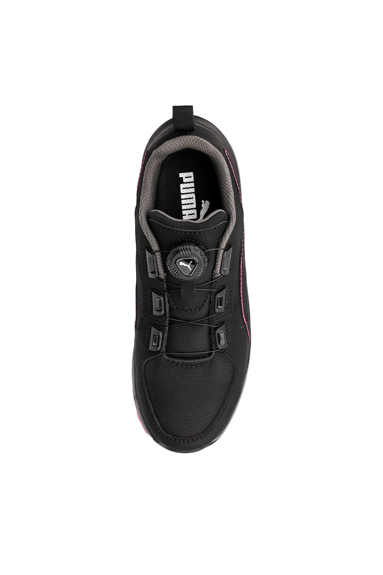 Puma Safety Aspire Pink Disc Low dame sikkerhedssko - top