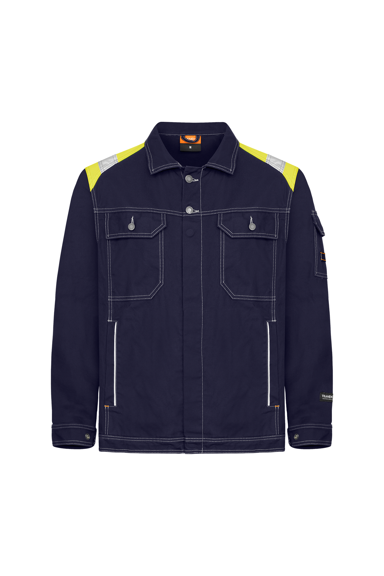 Craftsman Pro Navy Yellow bomulds jakke