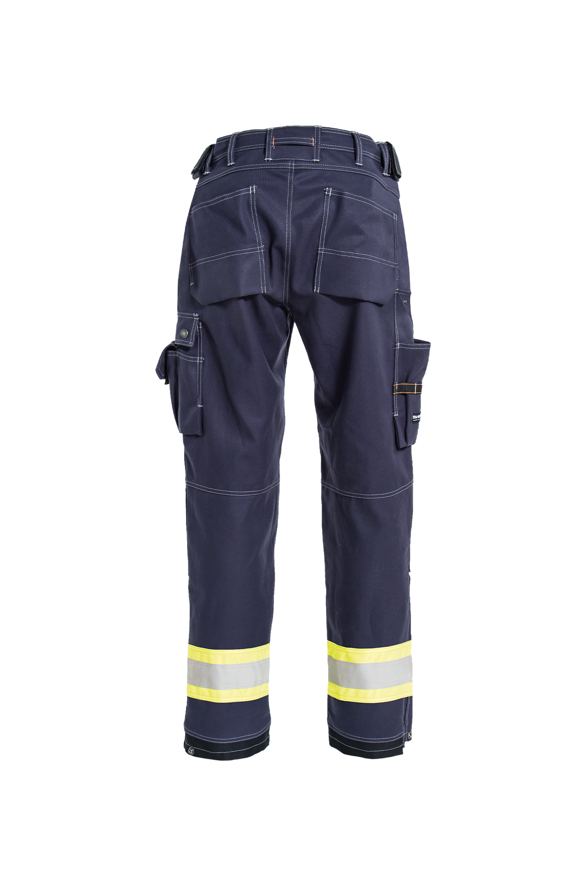 Tranemo Craftsman Pro Navy / Yellow hivis dame bomuldsbuks | QJ069494