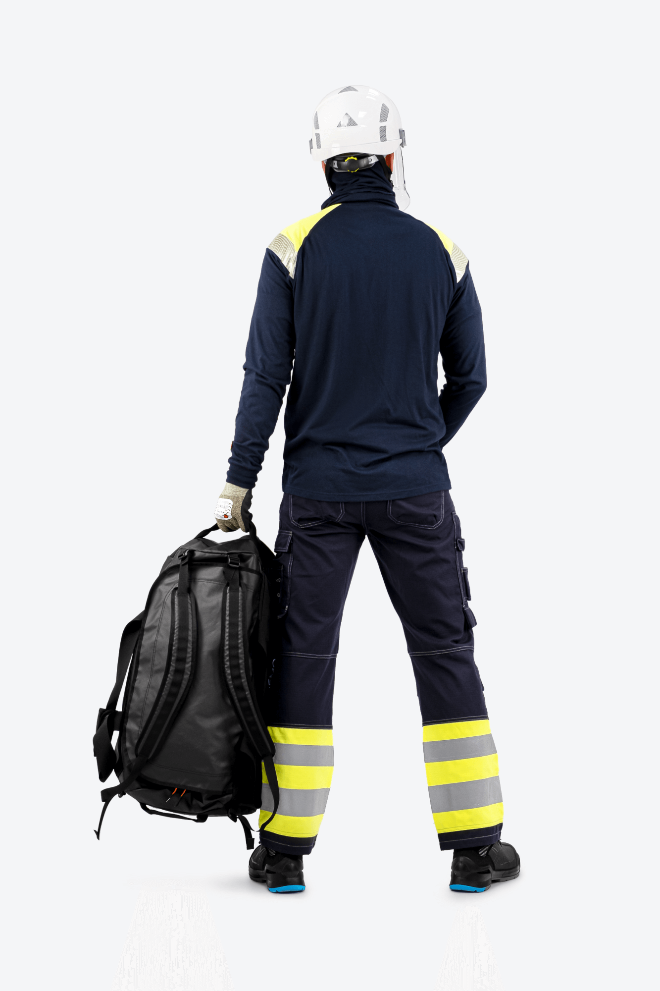 Arc Flash PPE/CAT 1 (APTV ≥4 cal/cm²) beskyttelsespakke m. øget synlighed