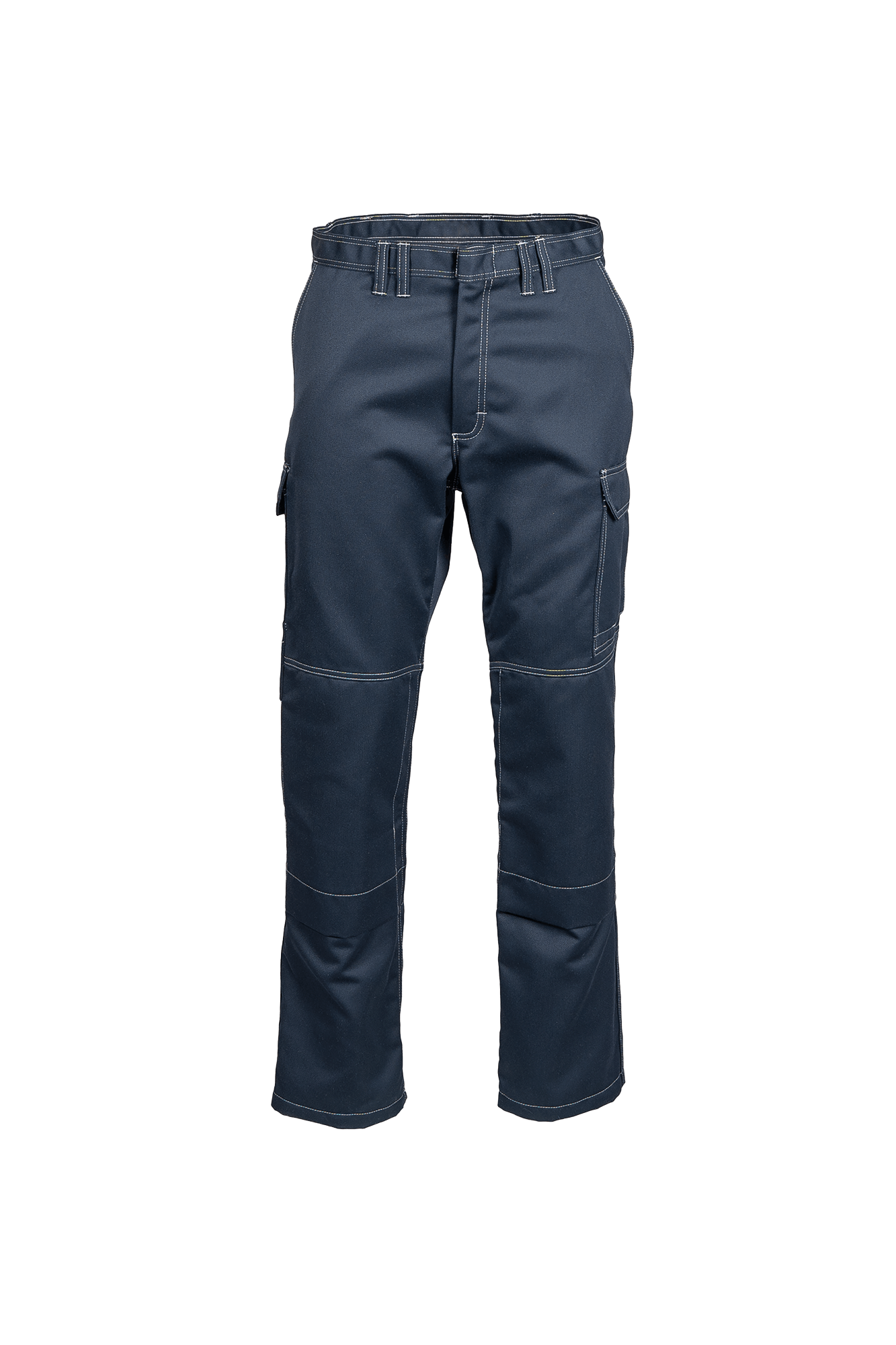 Flammehæmmende marineblå Apex buks front