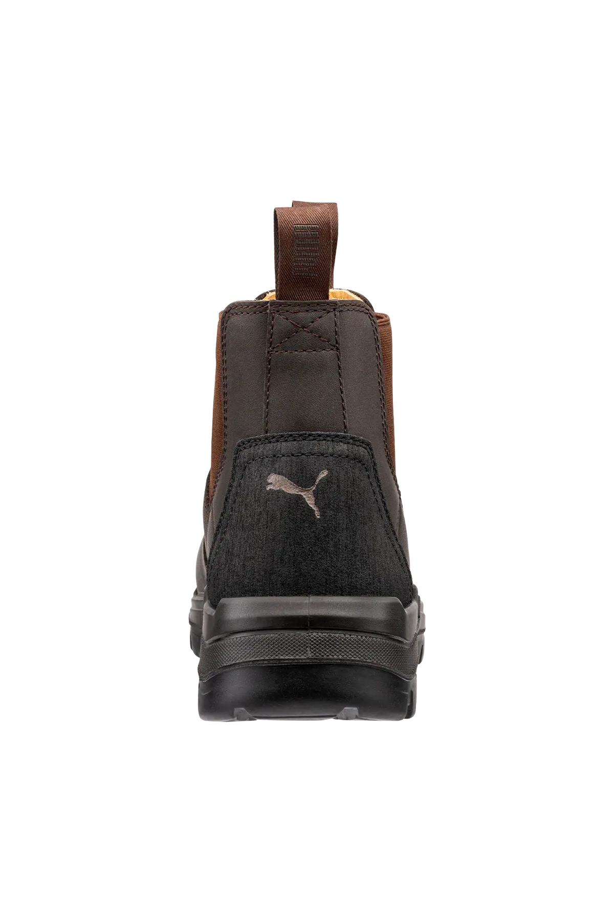 Puma Safety Tanami Brown Mid S3S sikkerhedsstøvle set fra bagfra