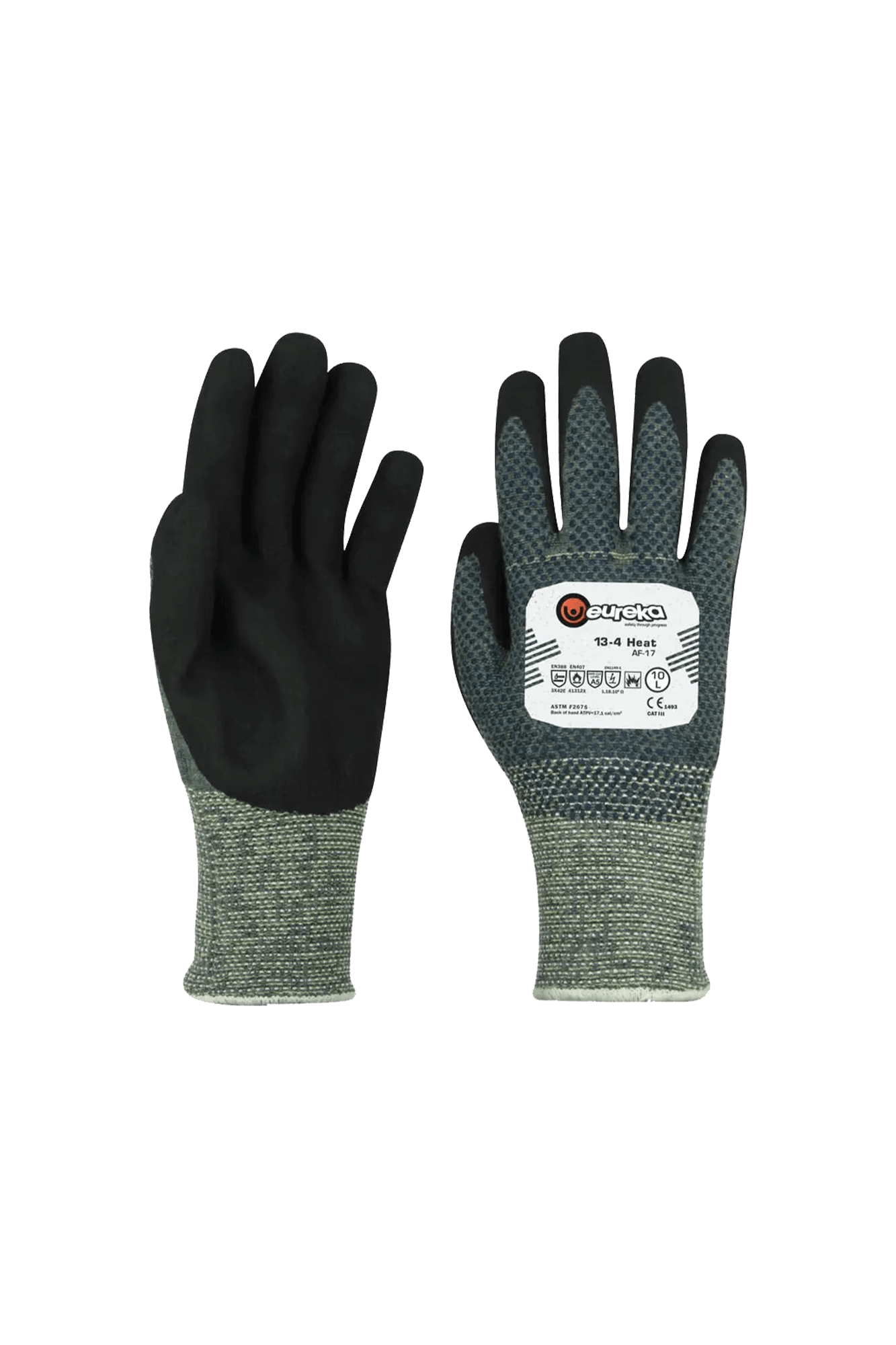 Elektrisk lysbue beskyttende handsker med flammehæmmende egenskaber, ARC 11 (ATPV: 11,1 cal/cm²) | tranemoshop.dk