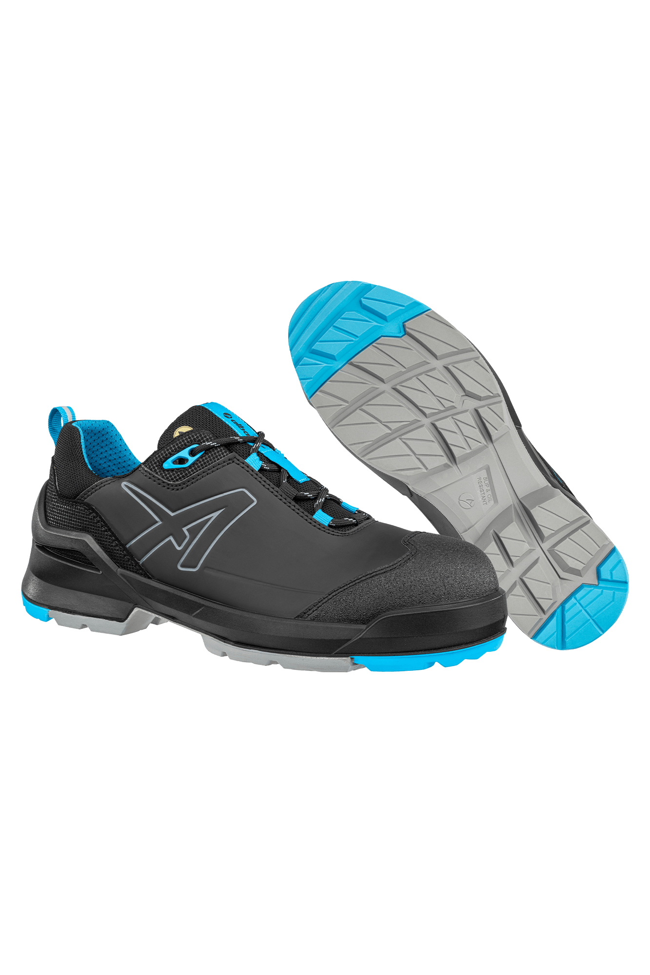 Albatros Taraval Black/Blue Low S3L sikkerhedssko - tranemoshop.dk