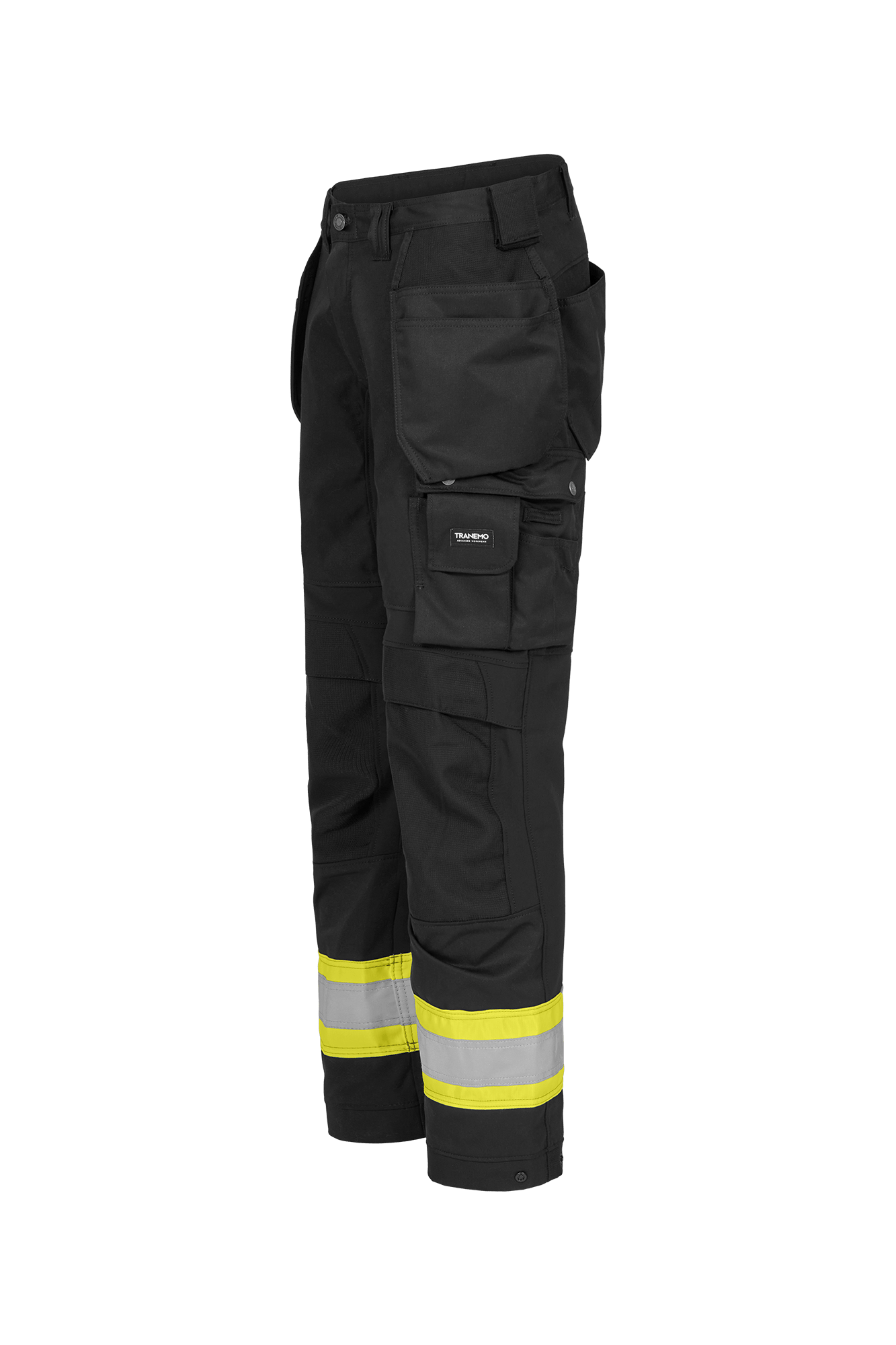 Comfort Stretch avanceret håndværkerbuks m/hi-vis - tranemoshop.dk