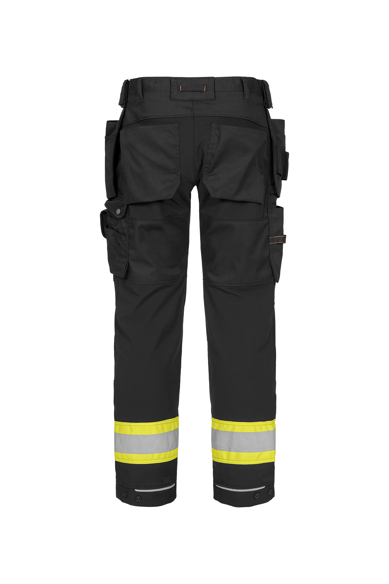 Comfort Stretch avanceret håndværkerbuks m/hi-vis - tranemoshop.dk