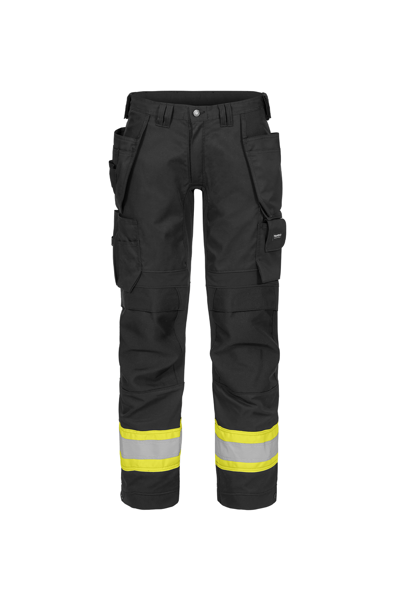 Comfort Stretch avanceret håndværkerbuks m/hi-vis - tranemoshop.dk