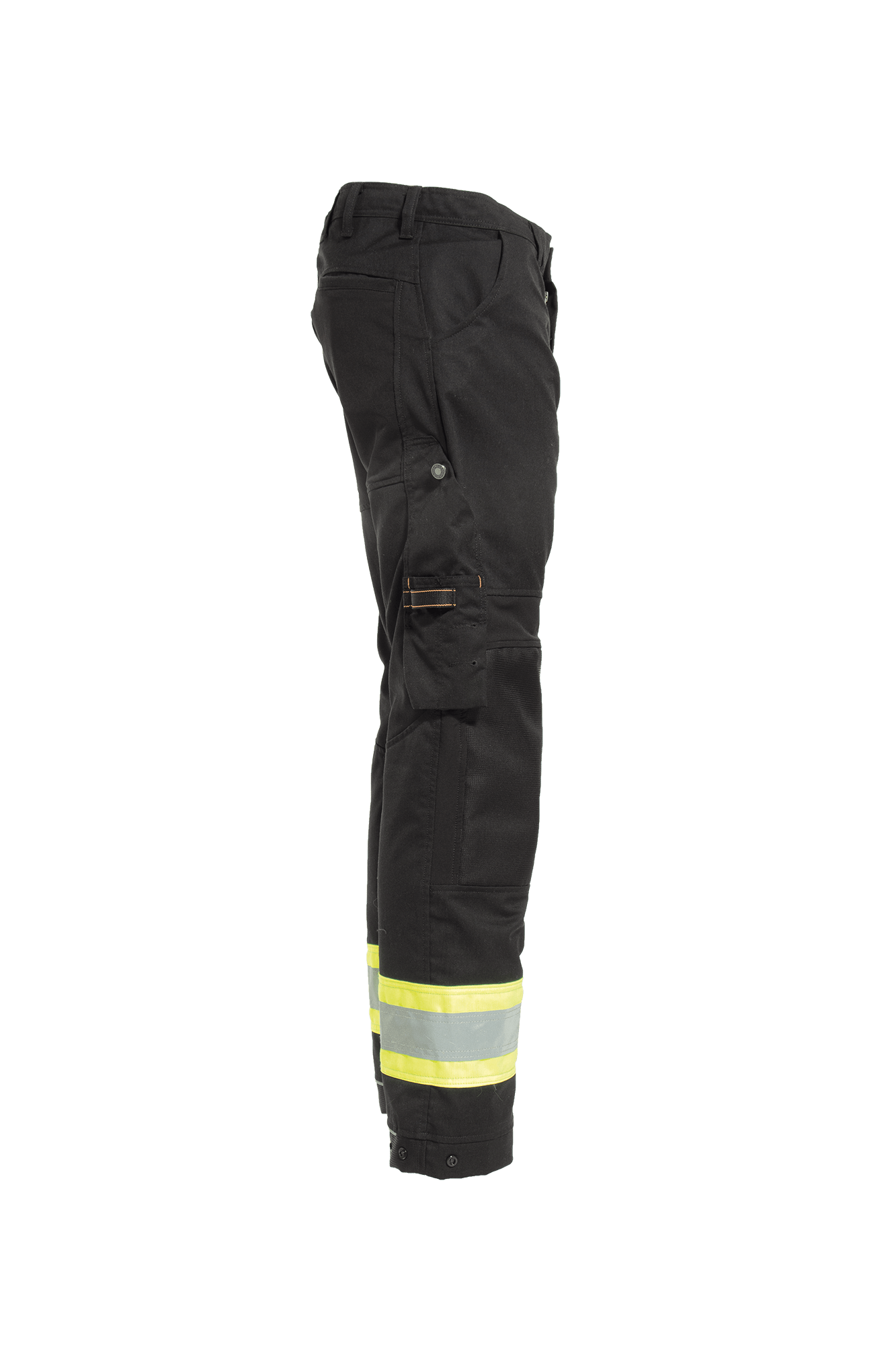 Comfort Stretch buks m/hi-vis - tranemoshop.dk #farve_sort gul