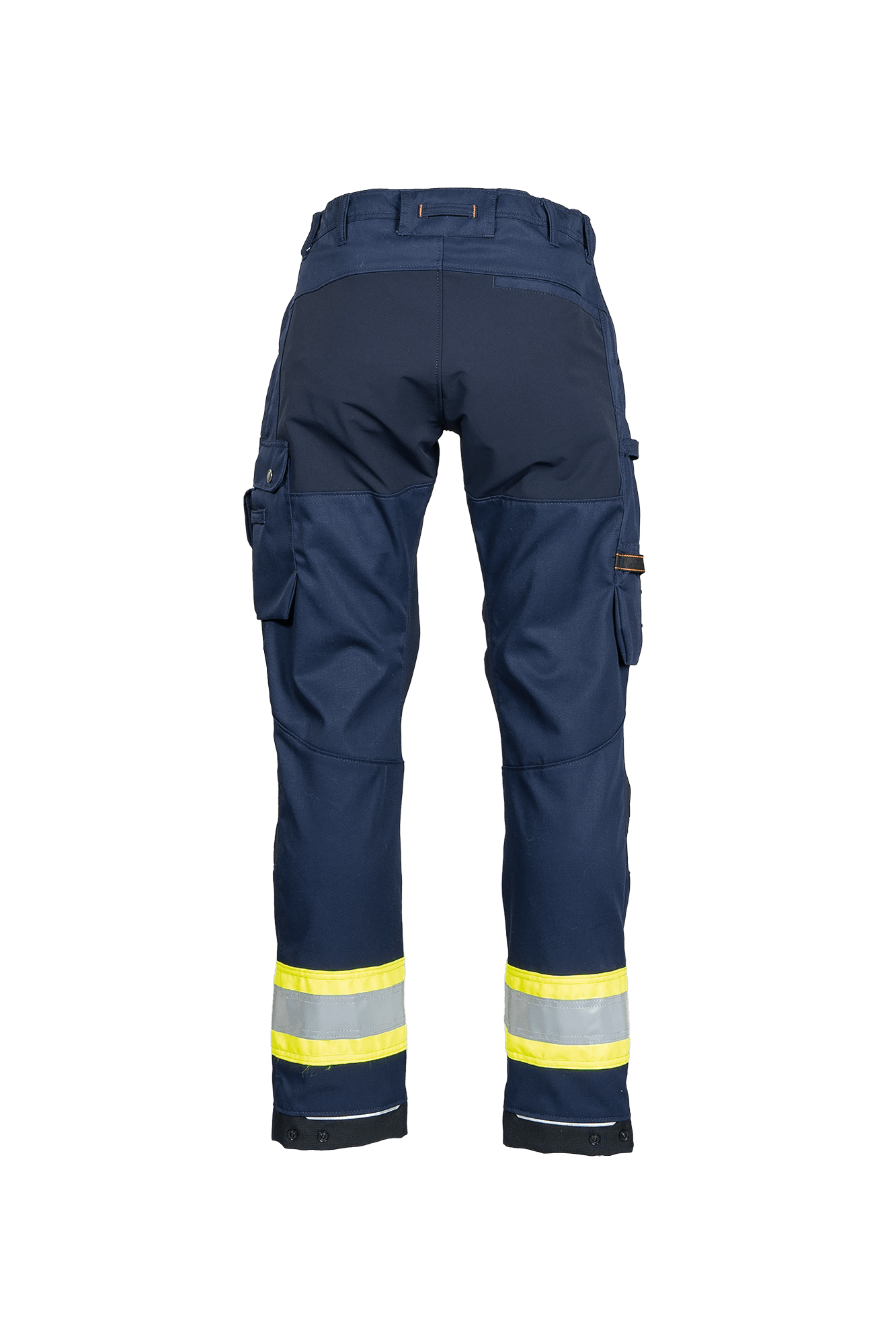 Comfort Stretch buks m/hi-vis - tranemoshop.dk #farve_gul marineblå