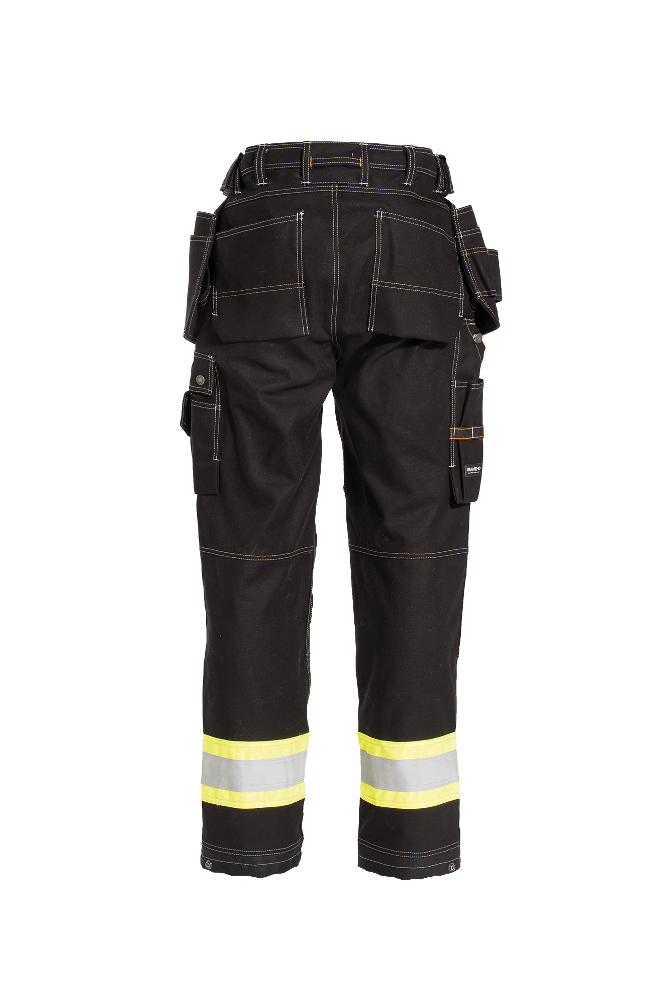 Craftsman Pro håndværkerbuks m/hi-vis - tranemoshop.dk #farve_sort gul