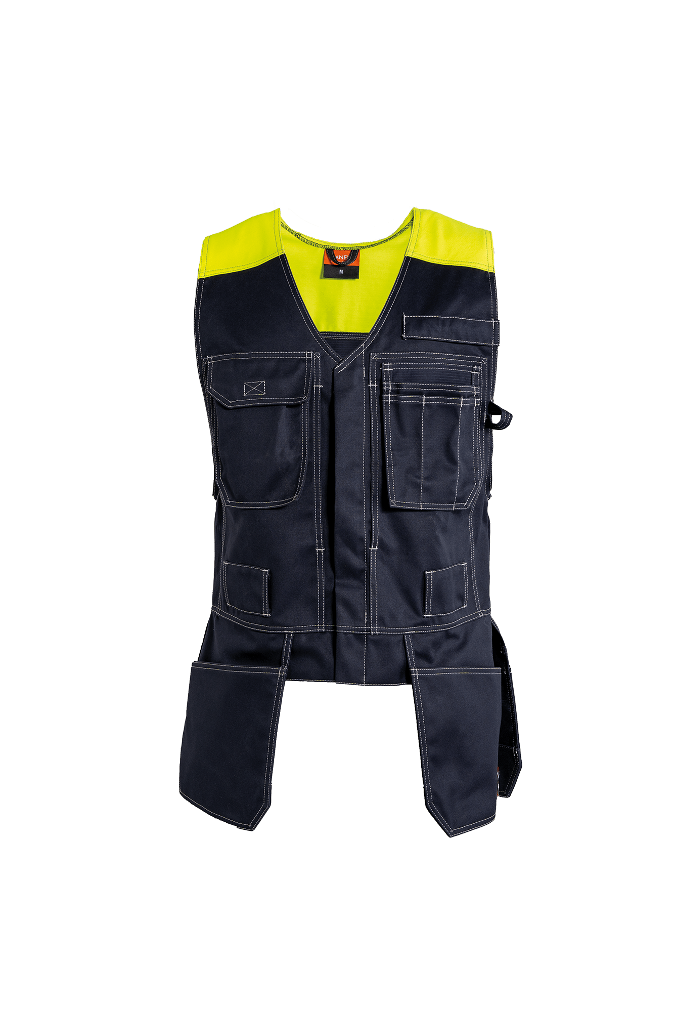 Flammehæmmende Cantex WS håndværker vest m/stretch - tranemoshop.dk