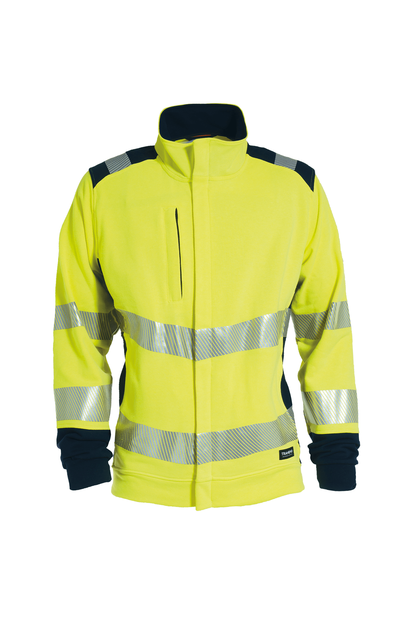 Flammehæmmende dame sweatshirt jakke - tranemoshop.dk