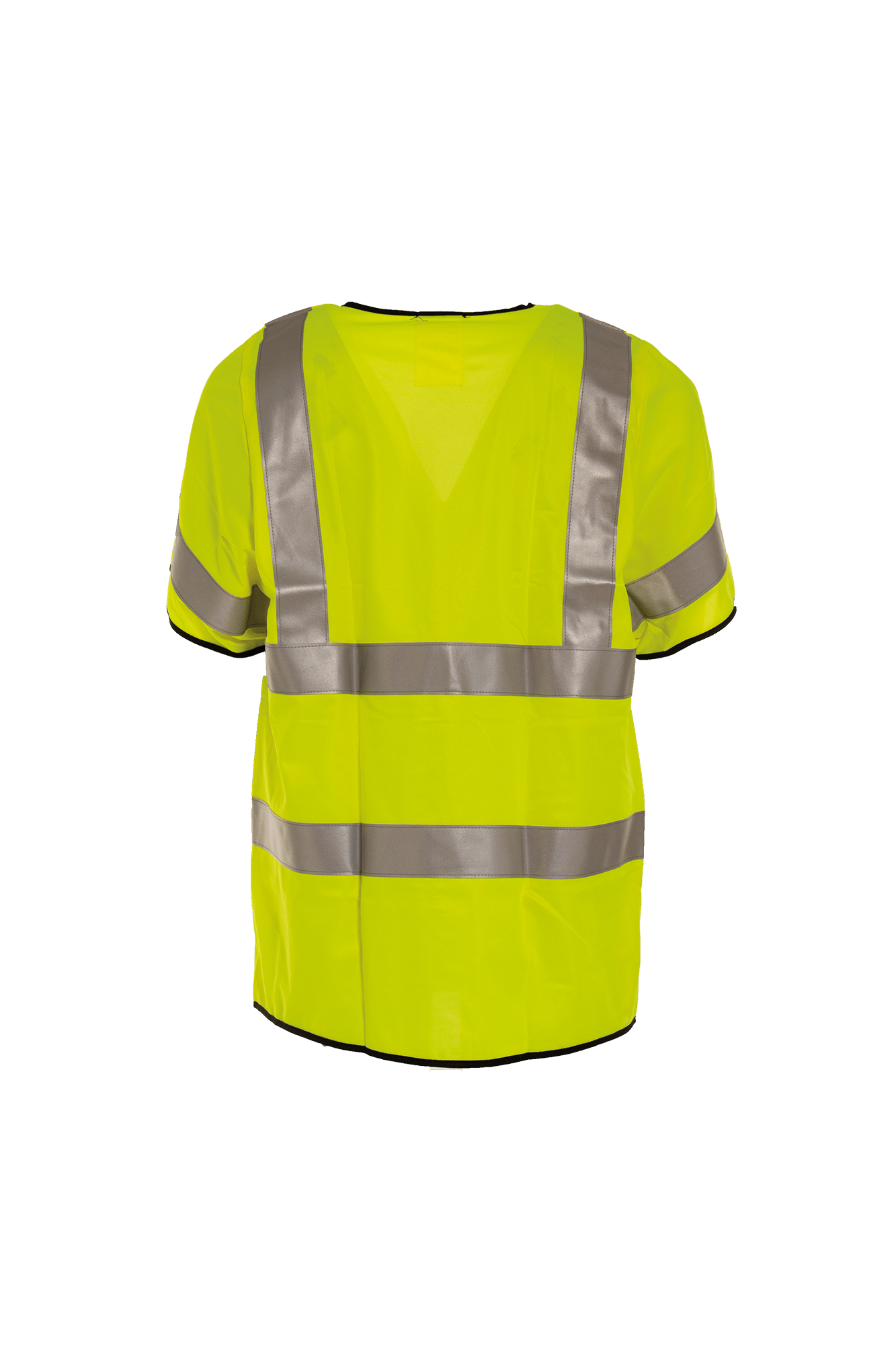 Flammehæmmende Hi-vis vest m/korte ærmer - tranemoshop.dk