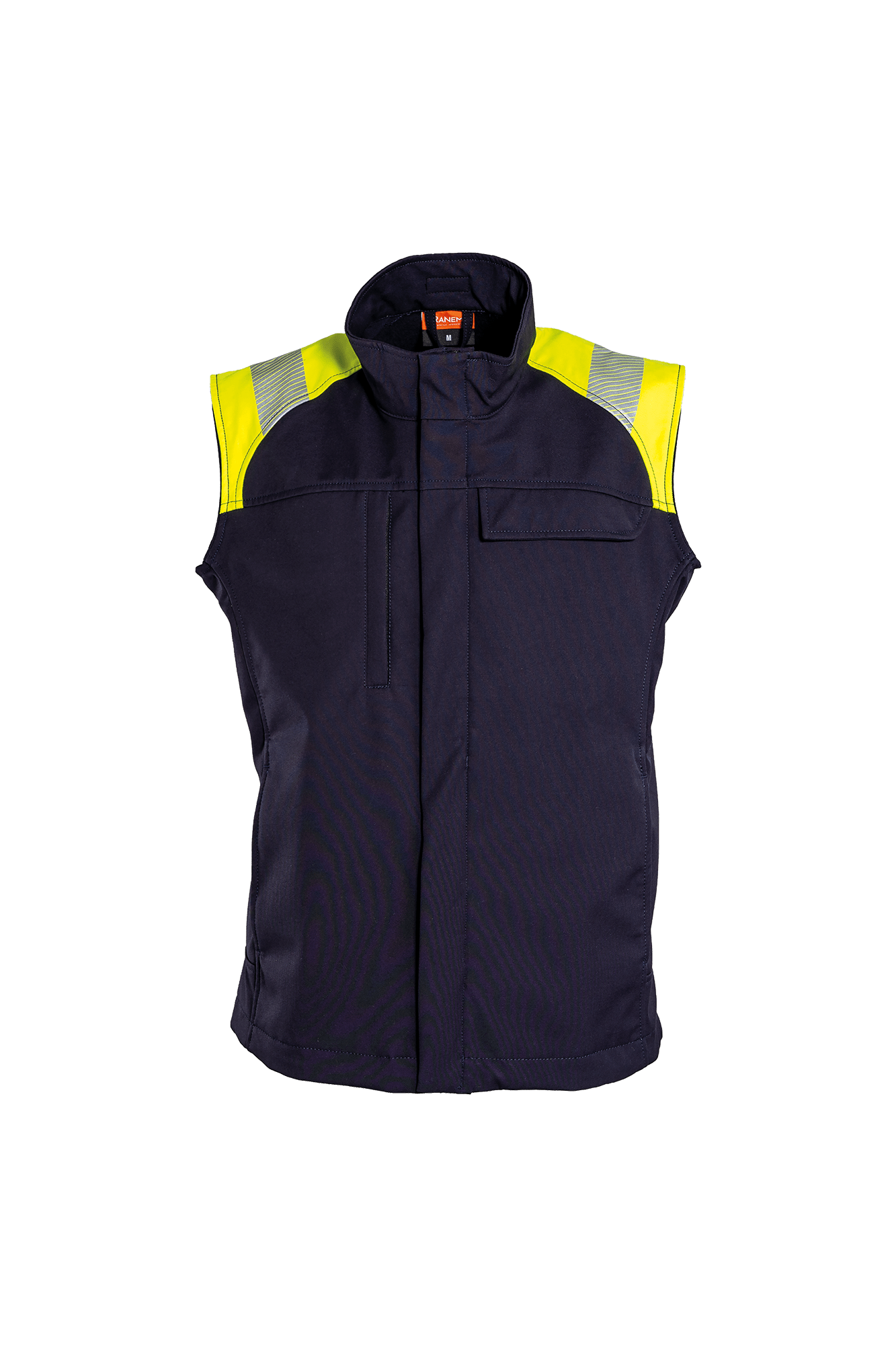 Flammehæmmende Stretch FR Softshell vest - tranemoshop.dk