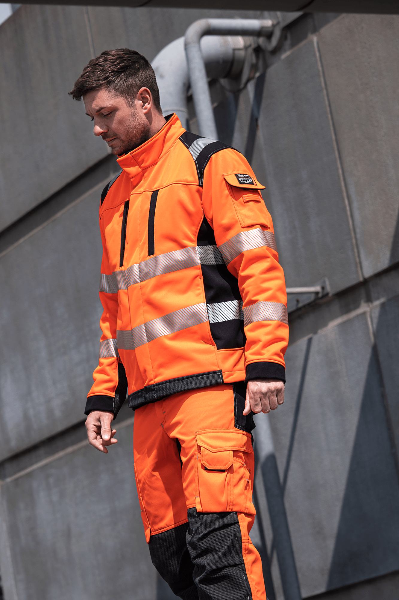 Flammehæmmende Zenith Softshell jakke m/stretch - tranemoshop.dk