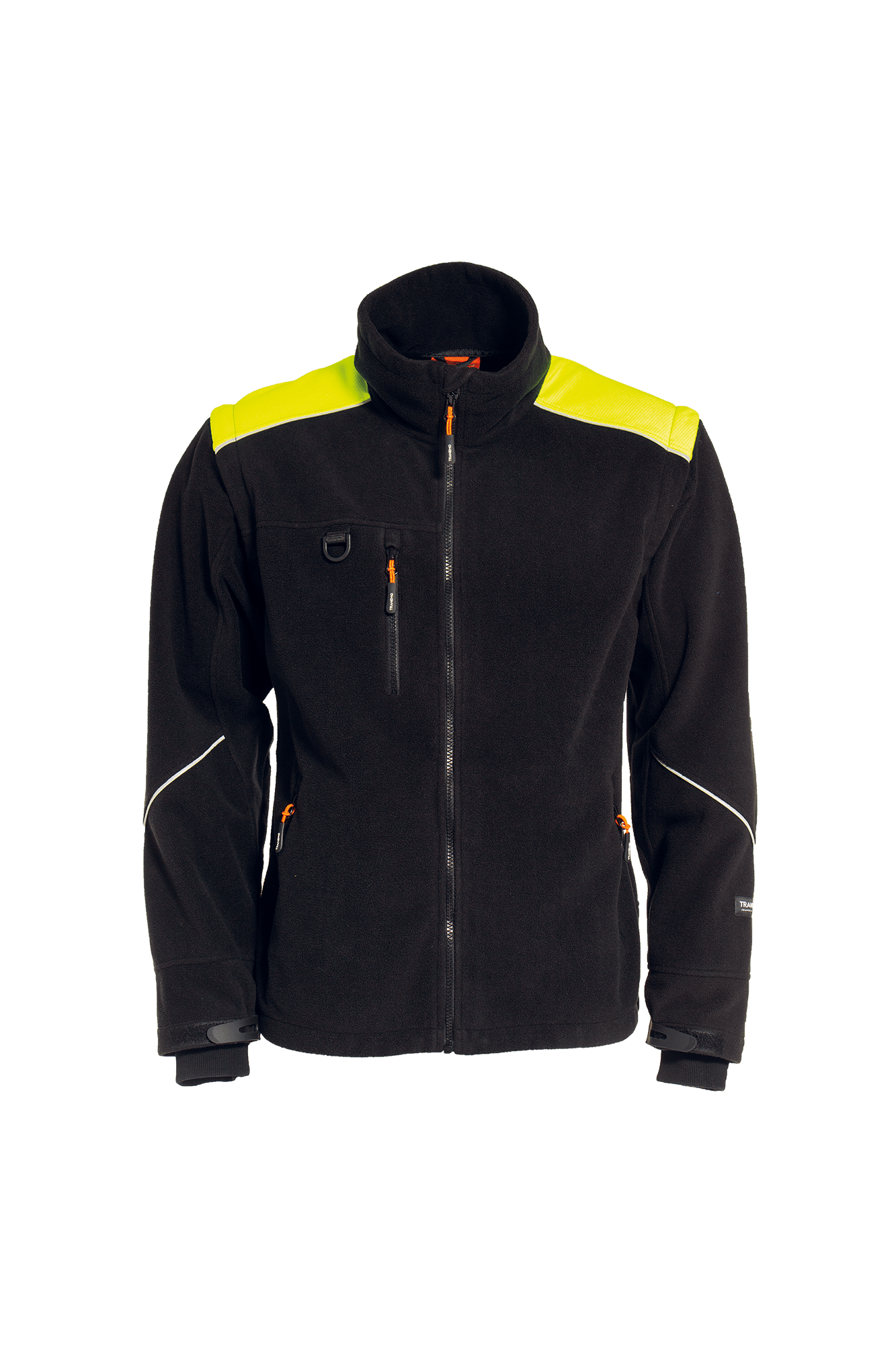 Fleecejakke m/hivis - tranemoshop.dk