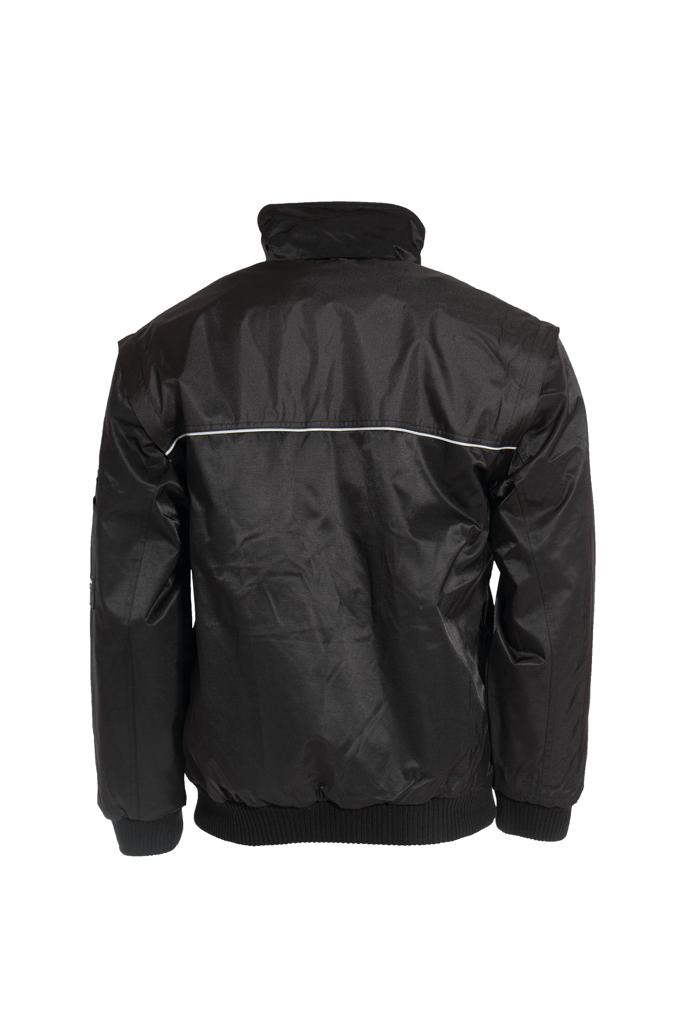 Pilotjakke m/aft. ærmer ryg - tranemoshop.dk #farve_sort