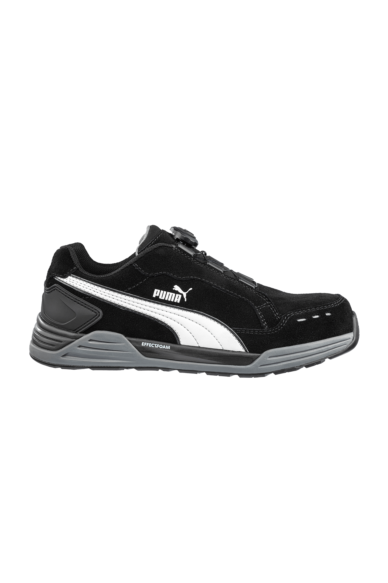 Puma Safety Airtwist Black Low Disc S3 sikkerhedssko - tranemoshop.dk