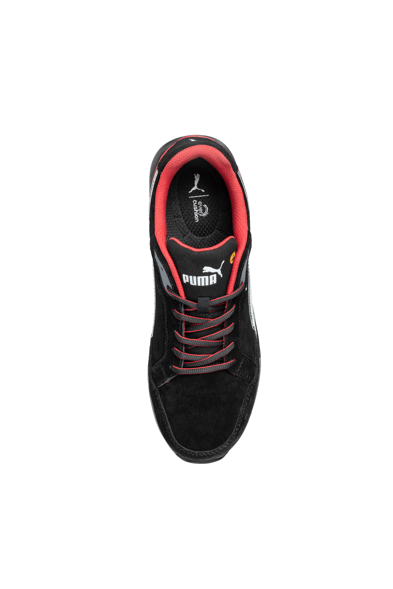 Puma Safety Airtwist Black Red Low S3 sikkerhedssko - tranemoshop.dk