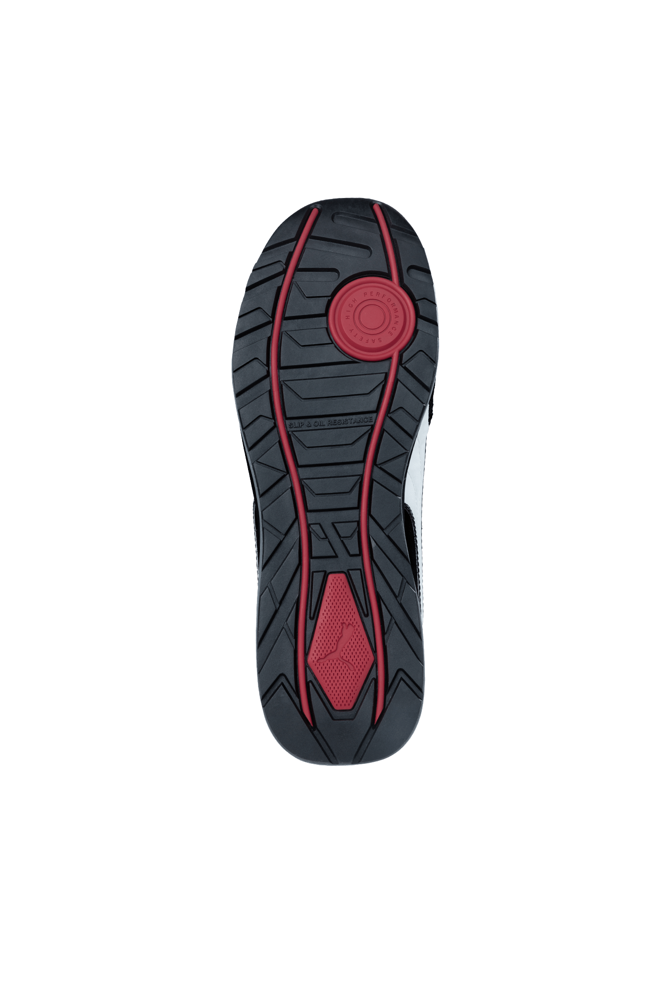 Puma Safety Airtwist Black Red Low S3 sikkerhedssko - tranemoshop.dk