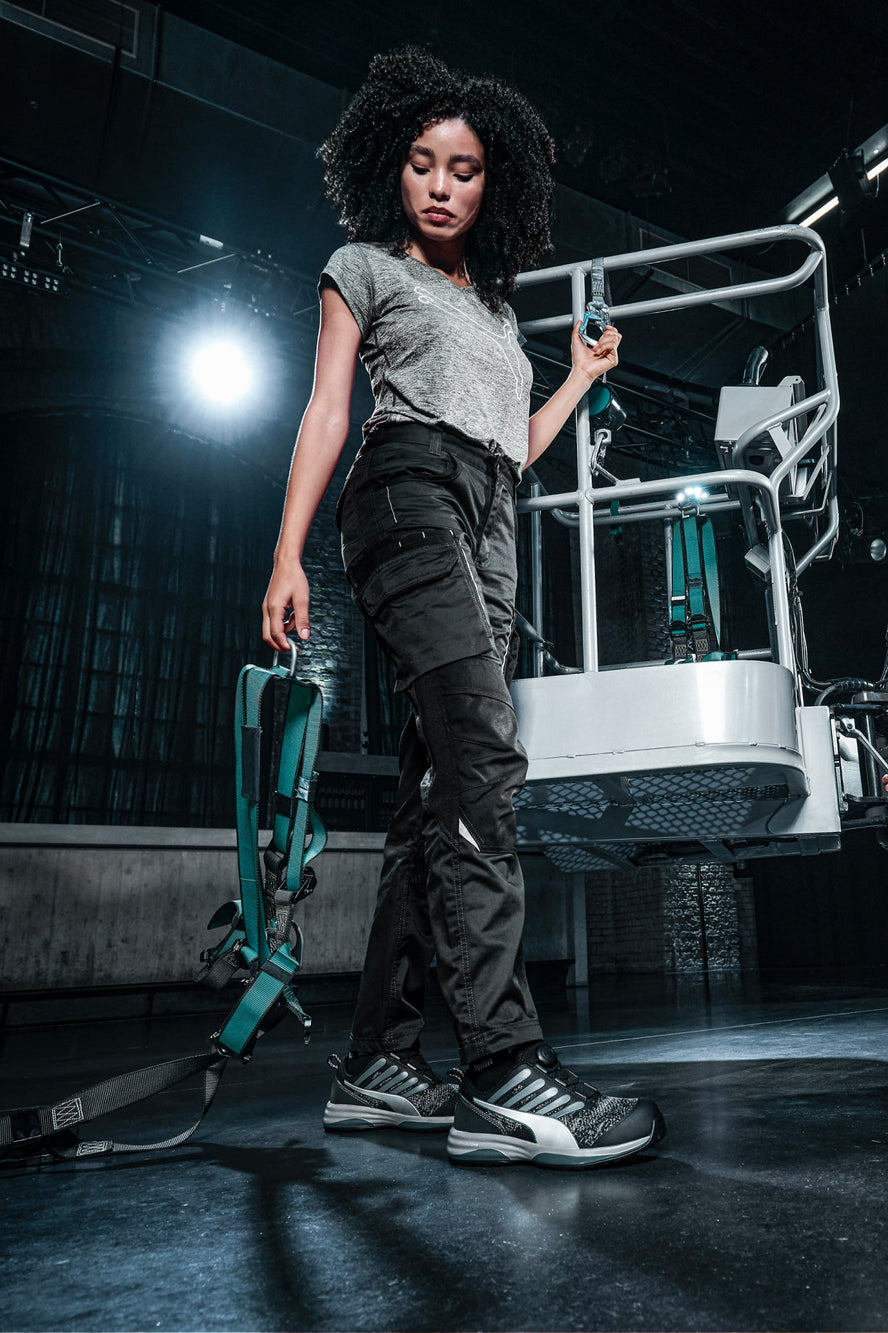 Puma Safety Charge Black Low Disc S1P sikkerhedssko - tranemoshop.dk