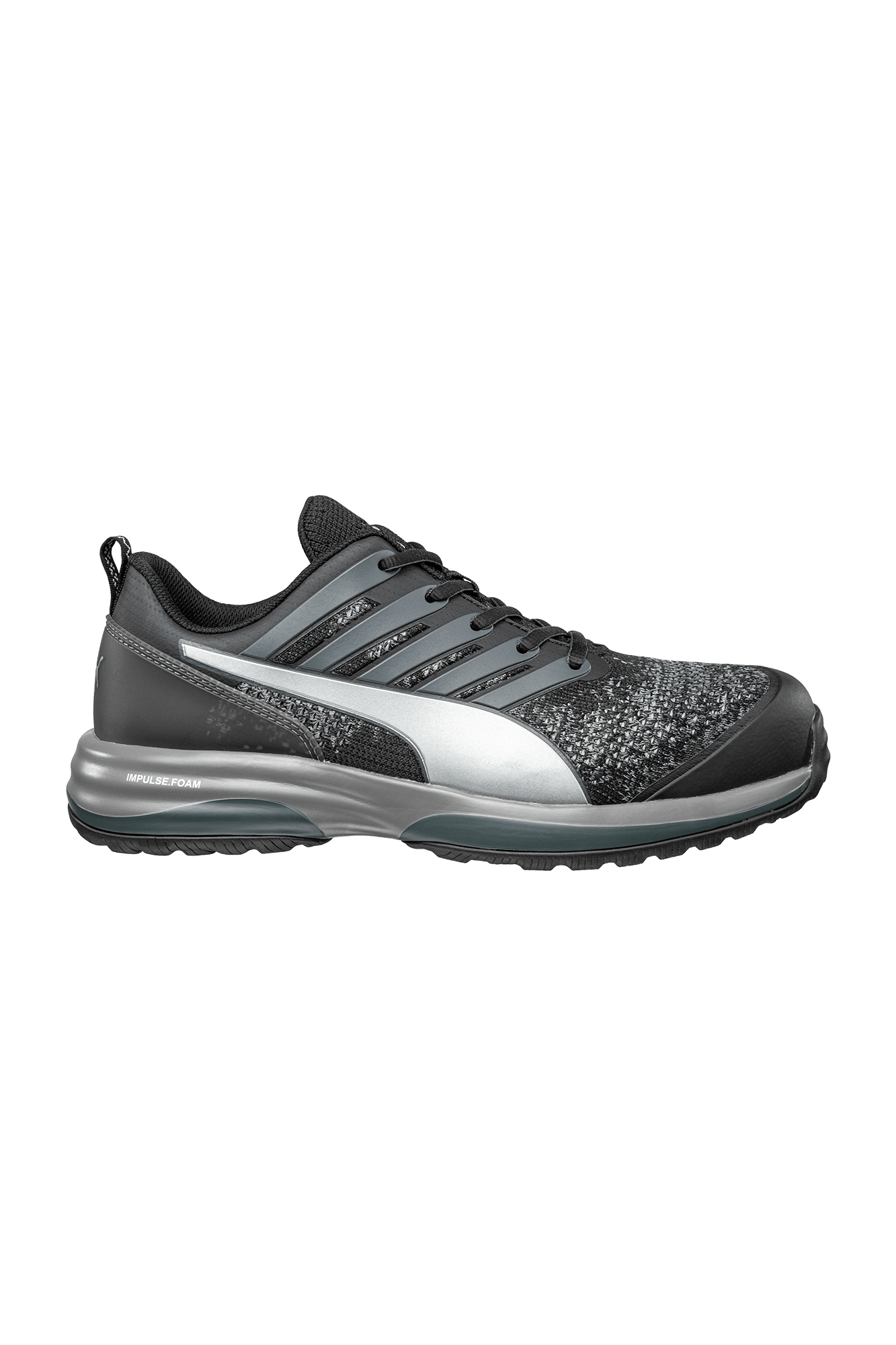 Puma Safety Charge Black Low S1P sikkerhedssko - tranemoshop.dk
