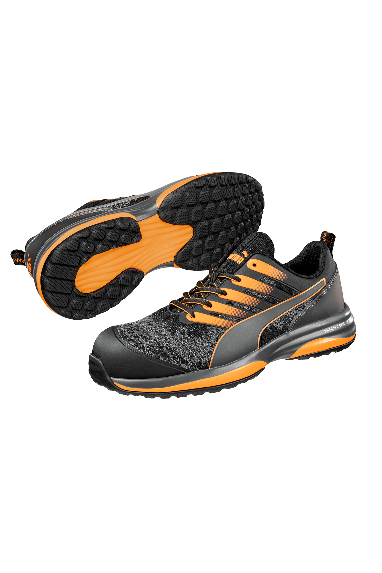 Puma Safety Charge Orange Low S1P sikkerhedssko - tranemoshop.dk