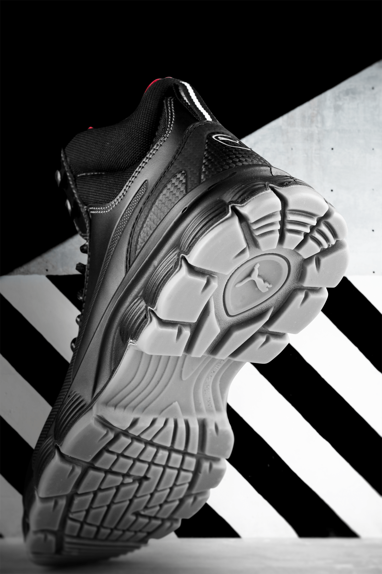 Puma Safety Condor Black Mid S3 sikkerhedsstøvle - tranemoshop.dk