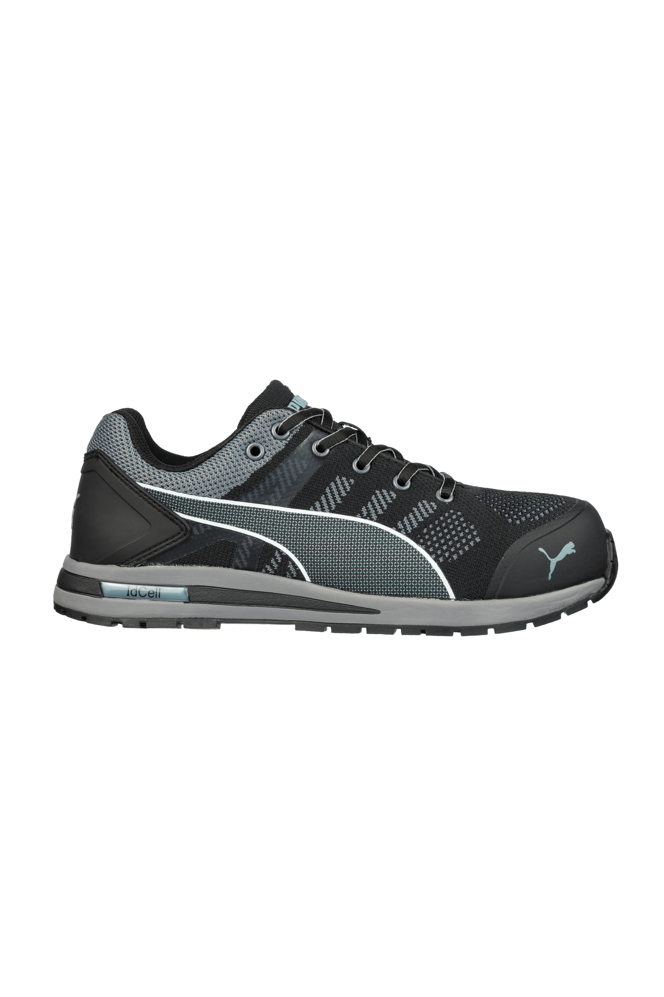 Puma Safety Elevate Knit Black Low S1P sikkerhedssko - tranemoshop.dk