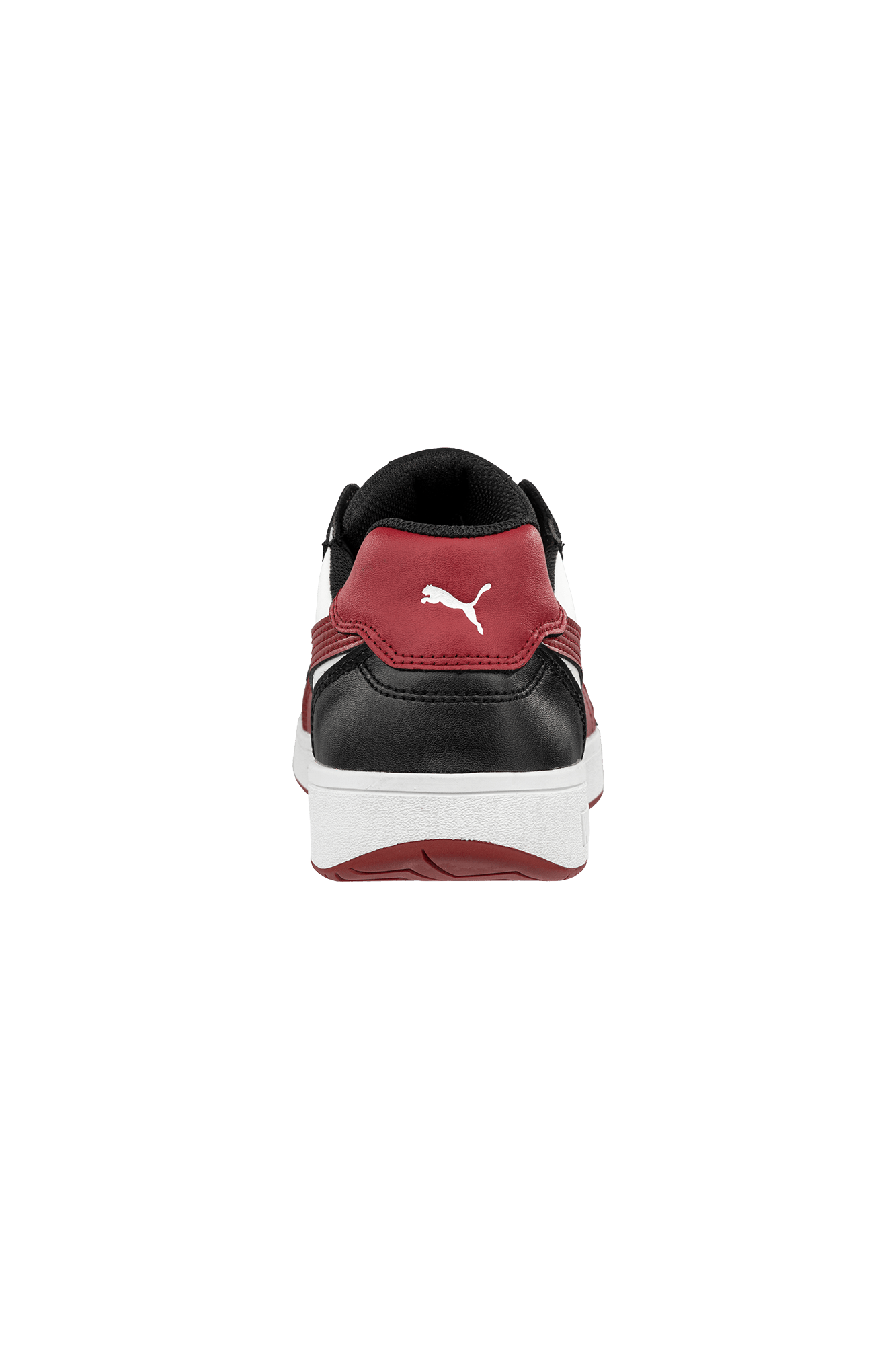 Puma Safety Frontcourt BLK/WHT/RED Low S3L sikkerhedssko - tranemoshop.dk