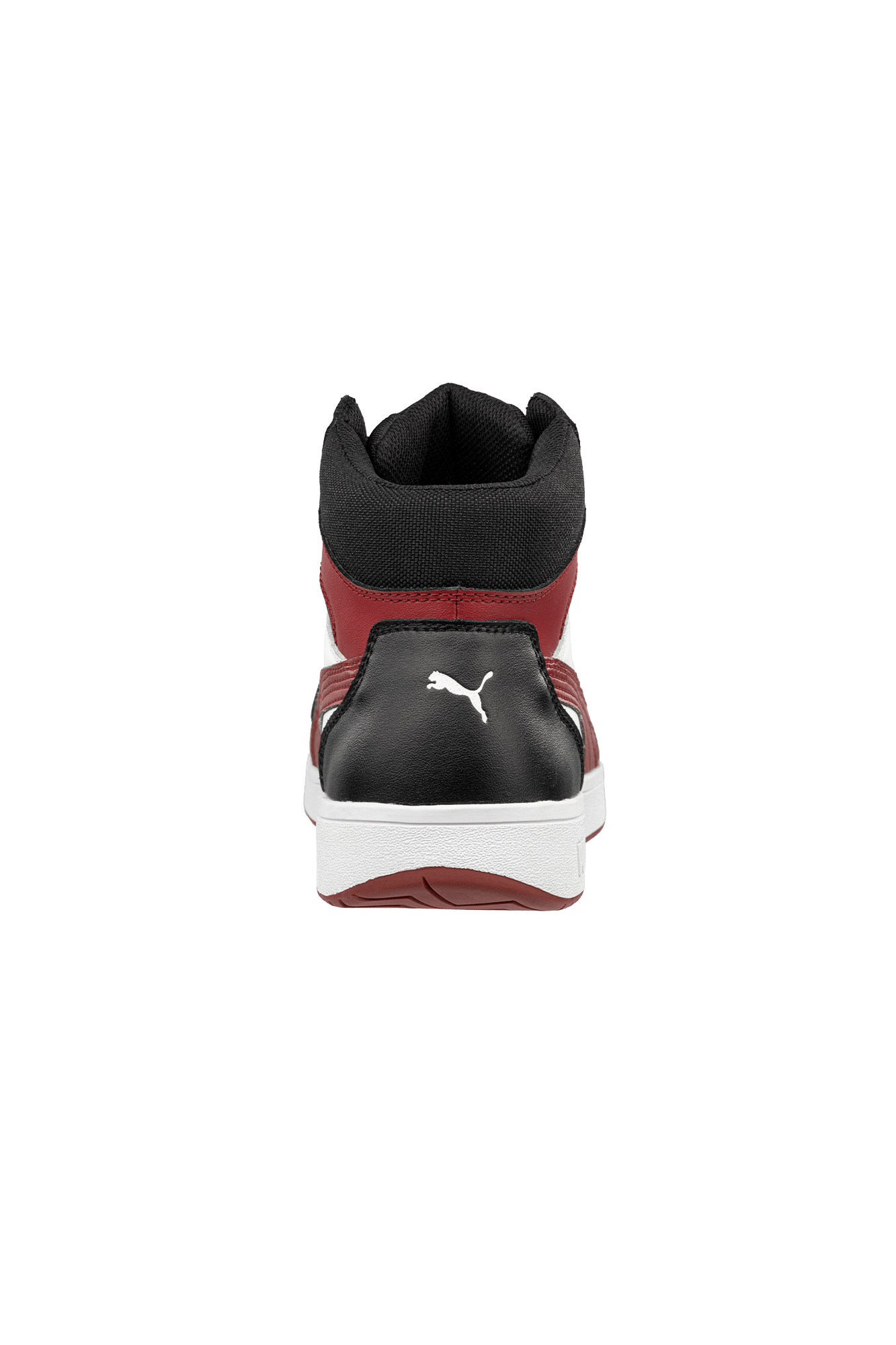 Puma Safety Frontcourt BLK/WHT/RED Mid S3L sikkerhedsstøvle - tranemoshop.dk