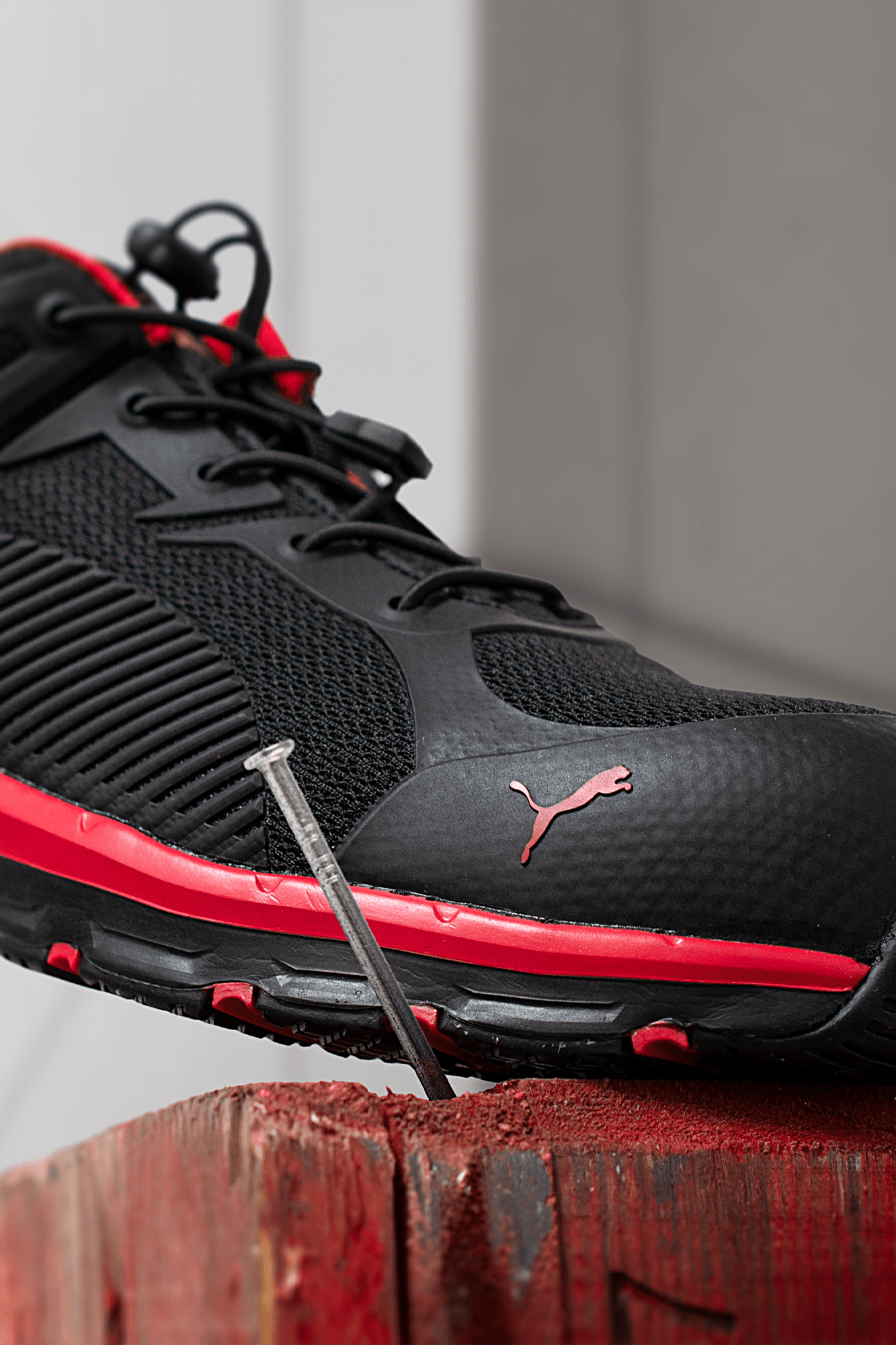 Puma Safety Fuse Motion Red Low 2.0 S1P sikkerhedssko - tranemoshop.dk