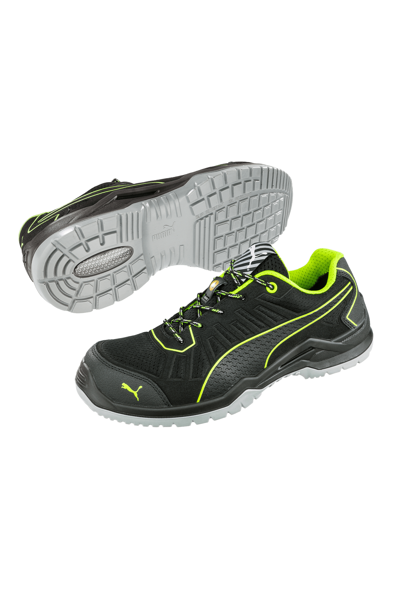 Puma Safety Fuse TC Green Low S1P sikkerhedssko - tranemoshop.dk