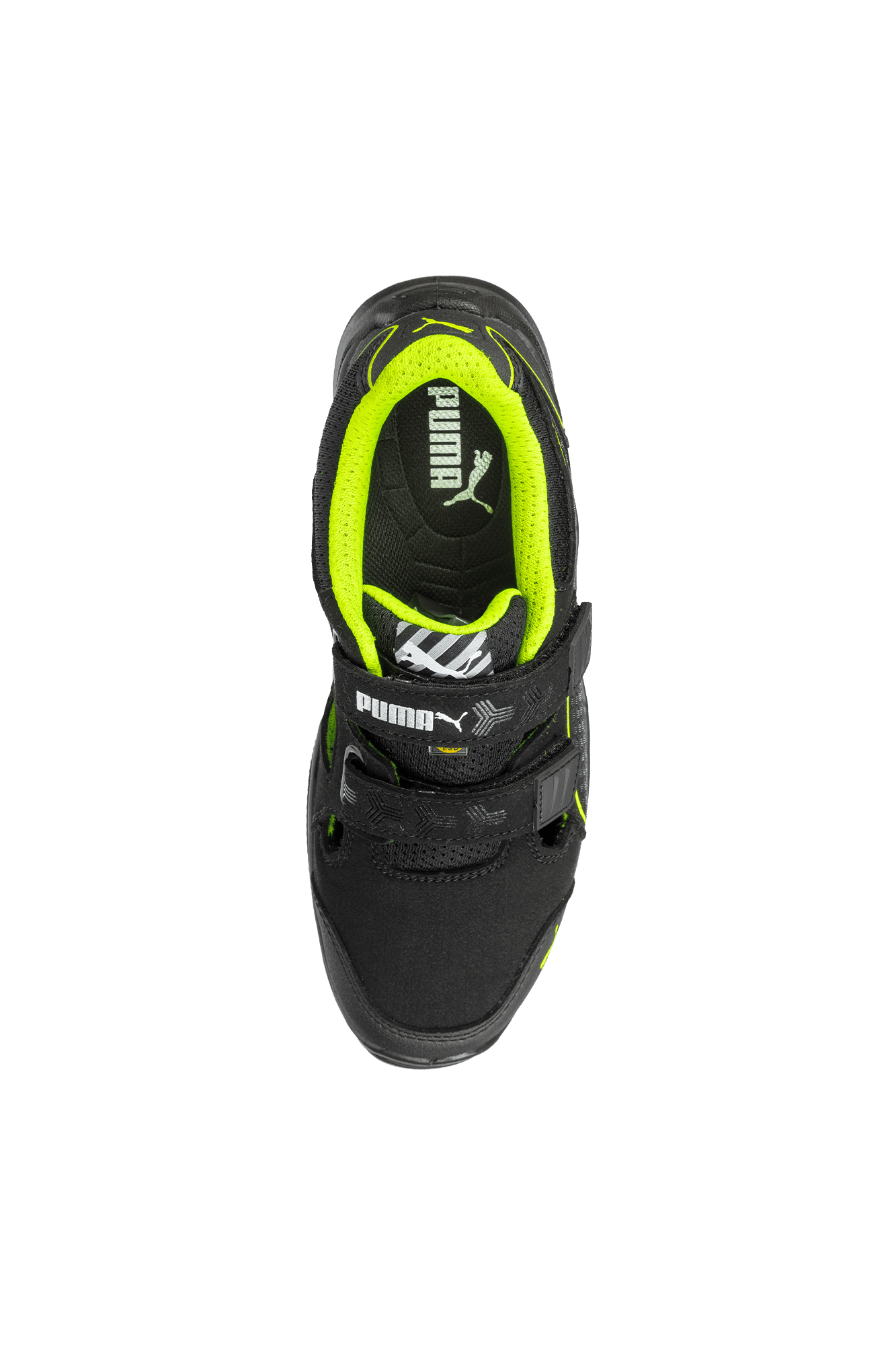 Puma Safety Neodyme Green Low S1P sikkerhedssko - tranemoshop.dk