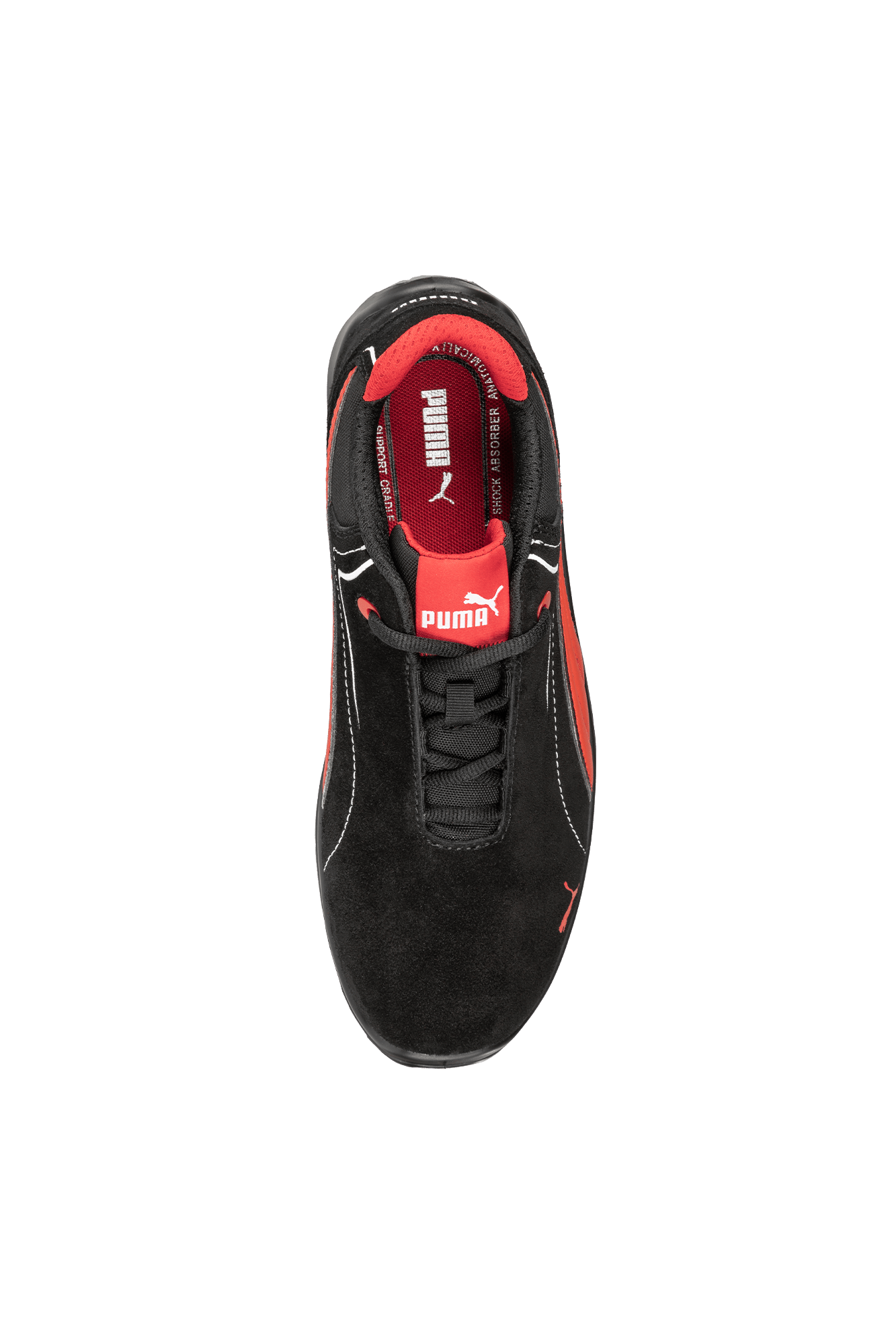 Puma Safety Touring Black Suede Low S3 sikkerhedssko - tranemoshop.dk
