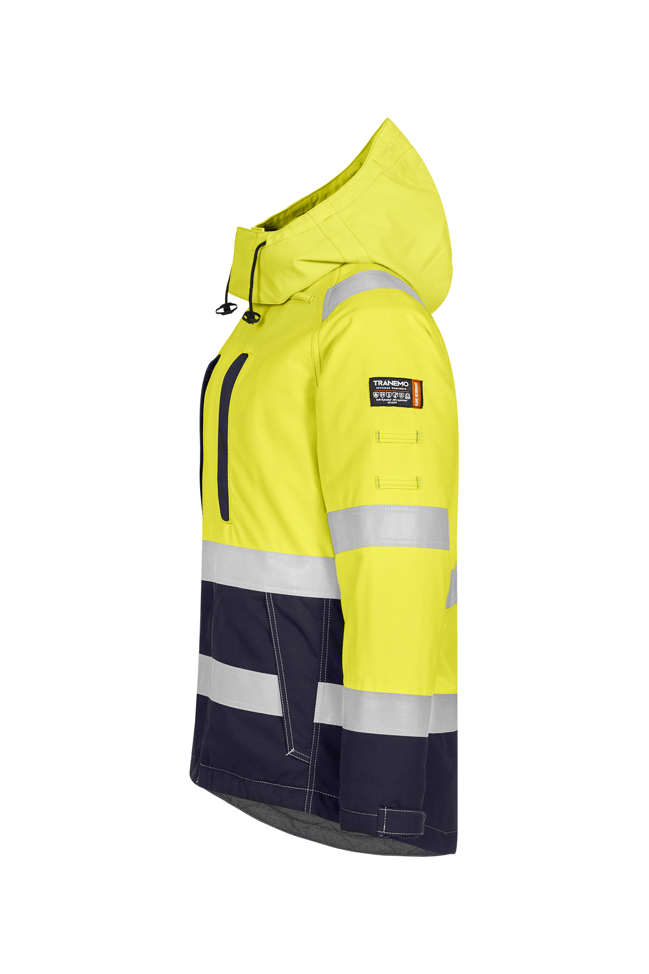 Tranemo Flammehæmmende Tera TX dame vinterjakke m/hætte - tranemoshop.dk