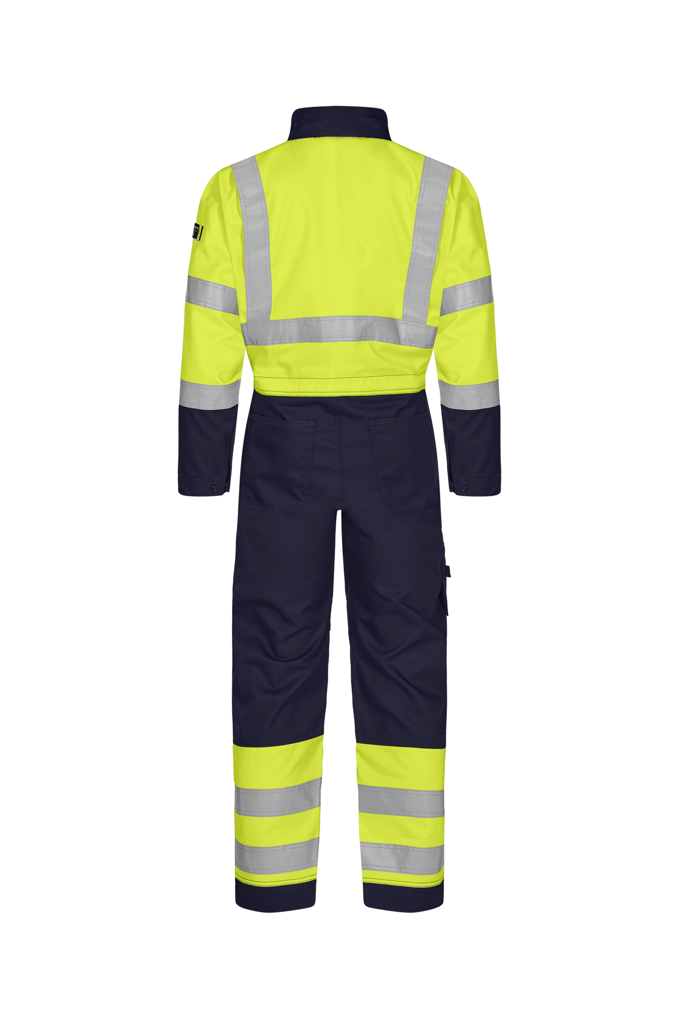 Tranemo Vision HV Hi-vis kedeldragt - tranemoshop.dk #farve_gul marineblå