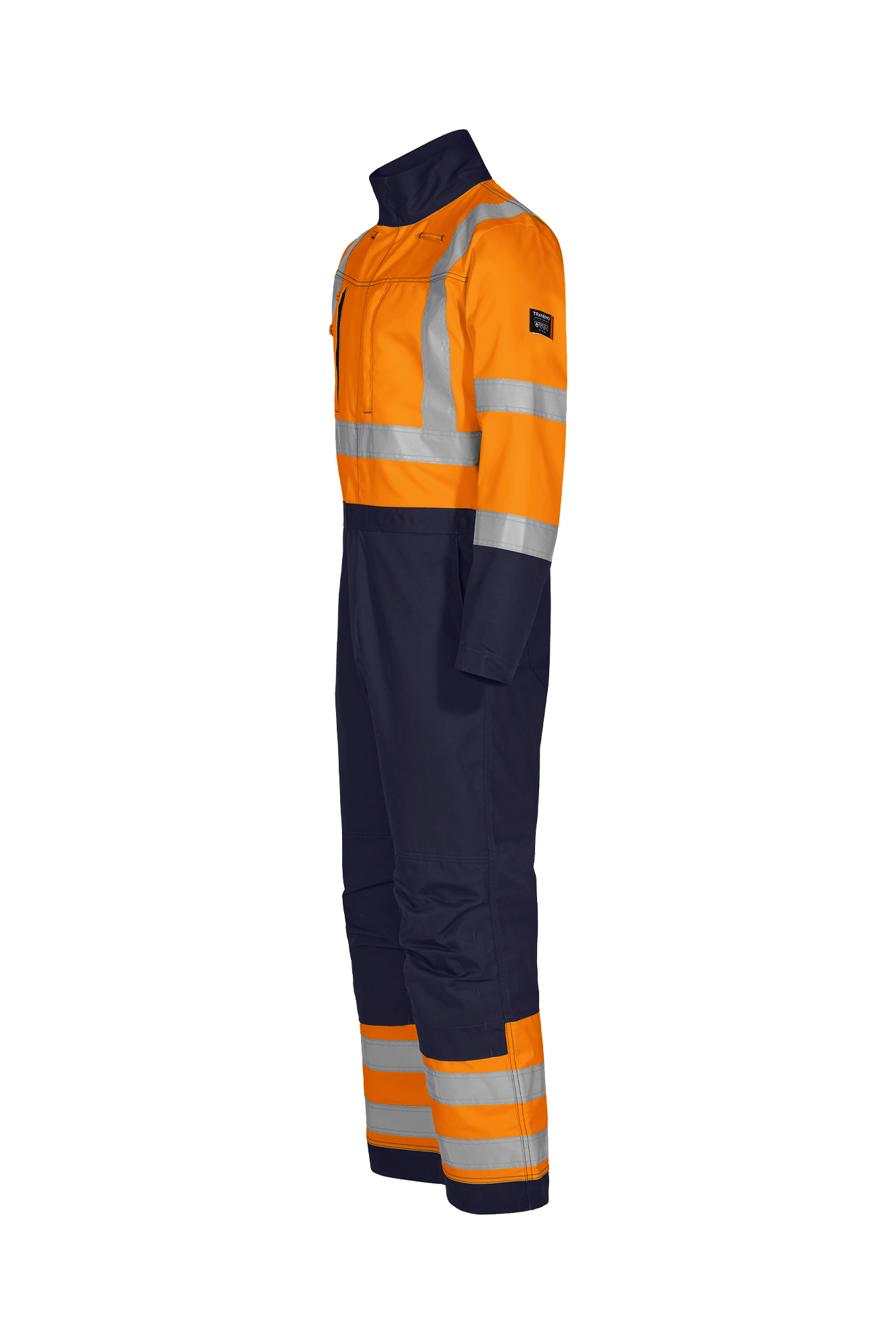 Tranemo Vision HV Hi-vis kedeldragt - tranemoshop.dk #farve_orange marineblå