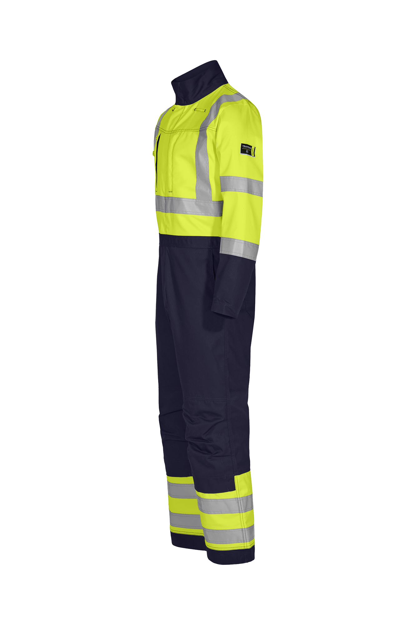 Tranemo Vision HV Hi-vis kedeldragt - tranemoshop.dk #farve_gul marineblå