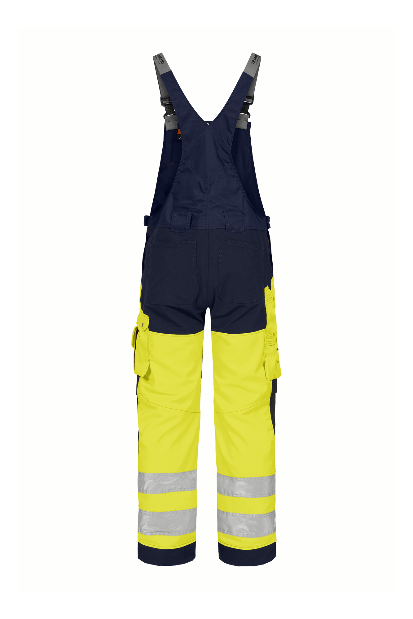 Tranemo Vision HV Hi-vis stretch overall - tranemoshop.dk #farve_gul marineblå