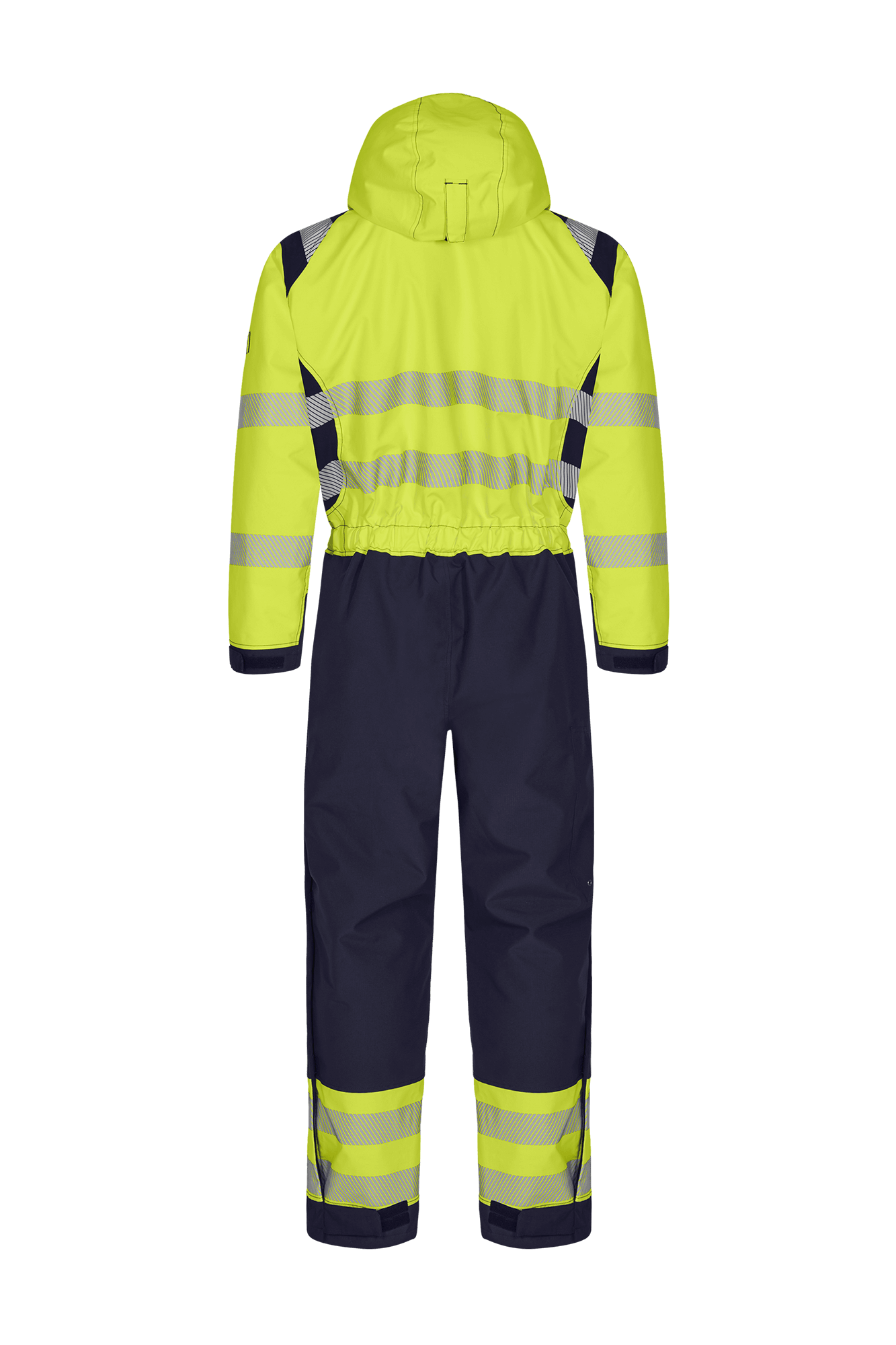 Tranemo Vision HV Hi-vis vinter kedeldragt - tranemoshop.dk #farve_gul marineblå